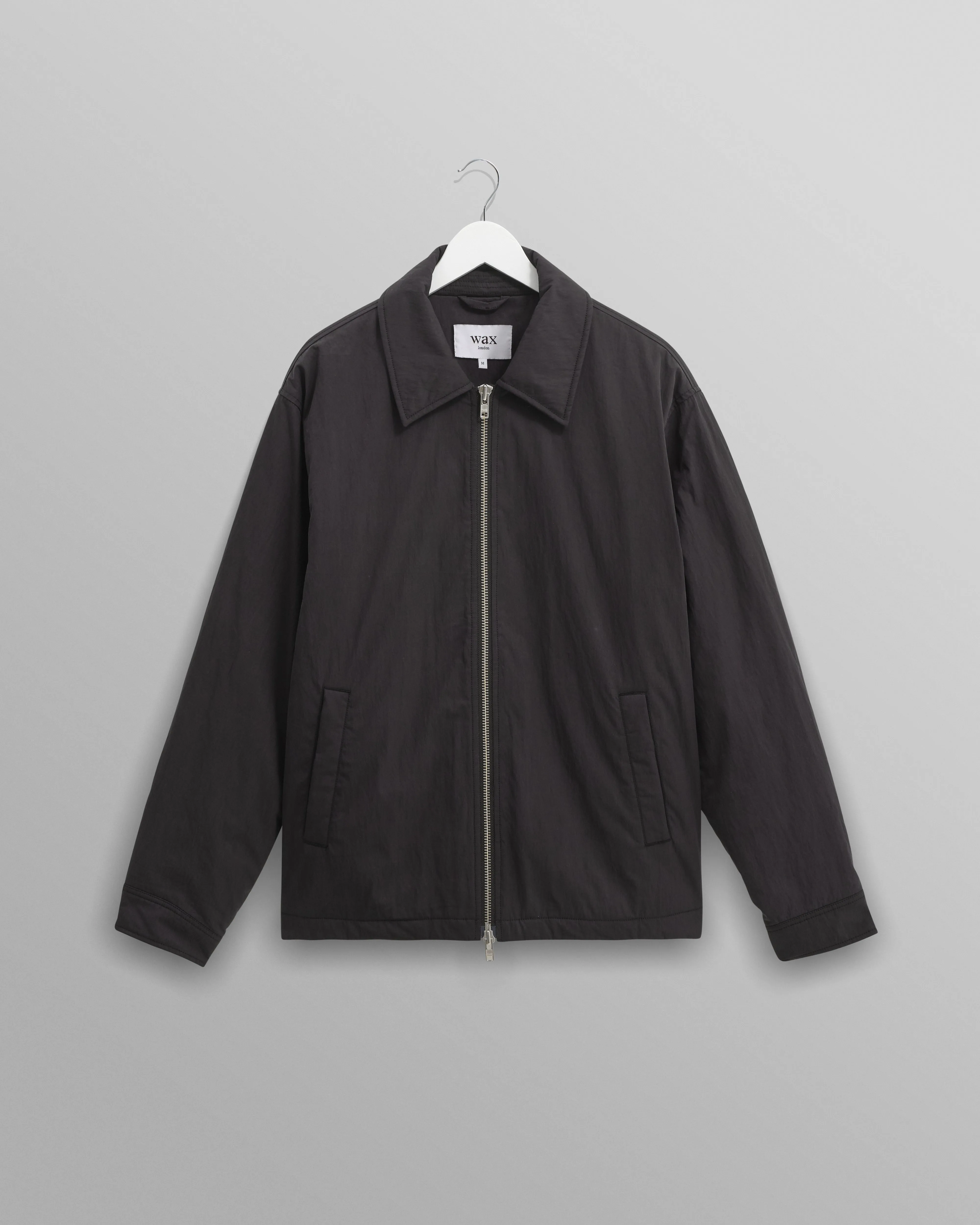Covent - Black Cotton And Nylon Water Repellent Jacket sold by Wax London