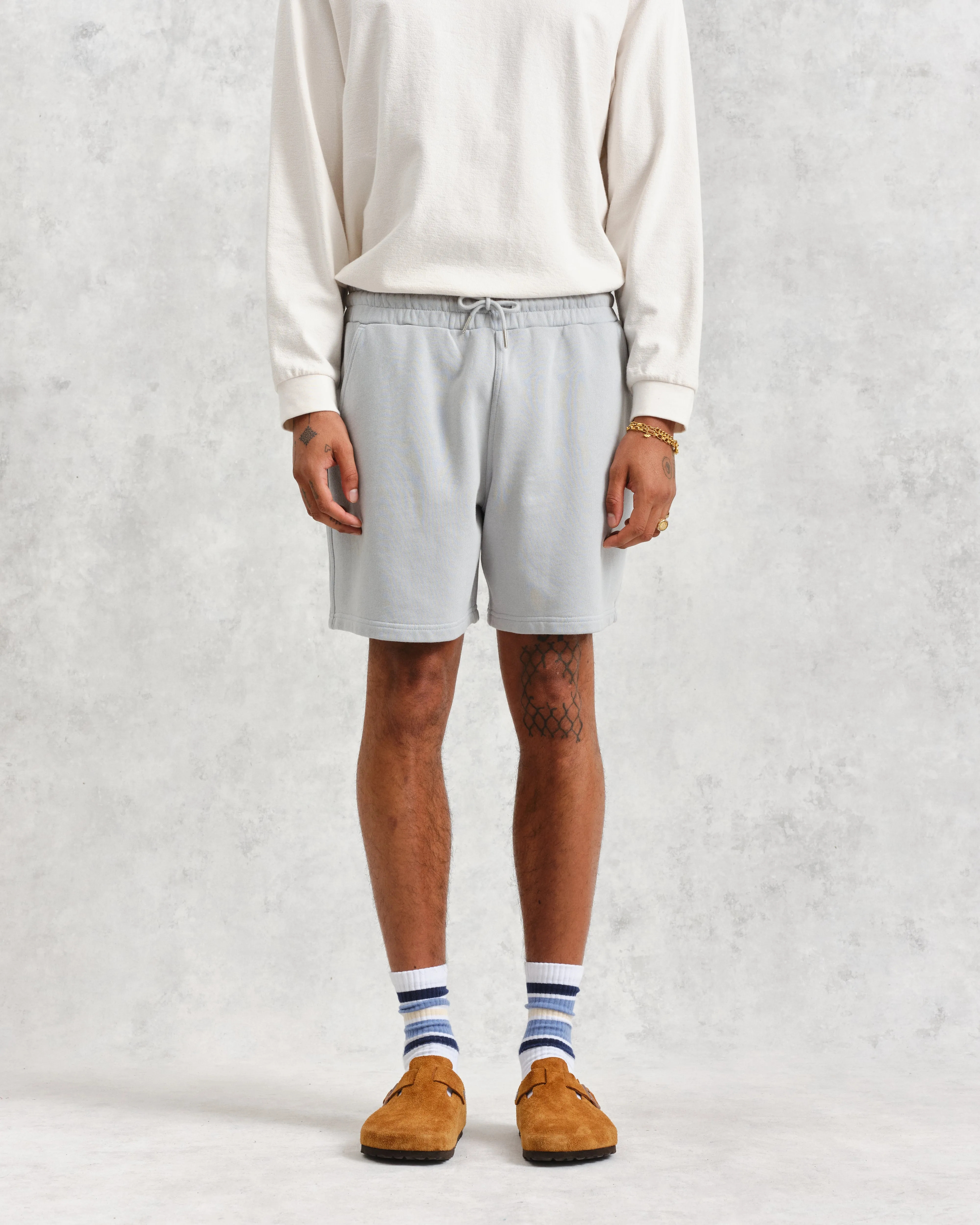 Dudley Sweat Shorts Blue sold by Wax London product image thumbnail 2