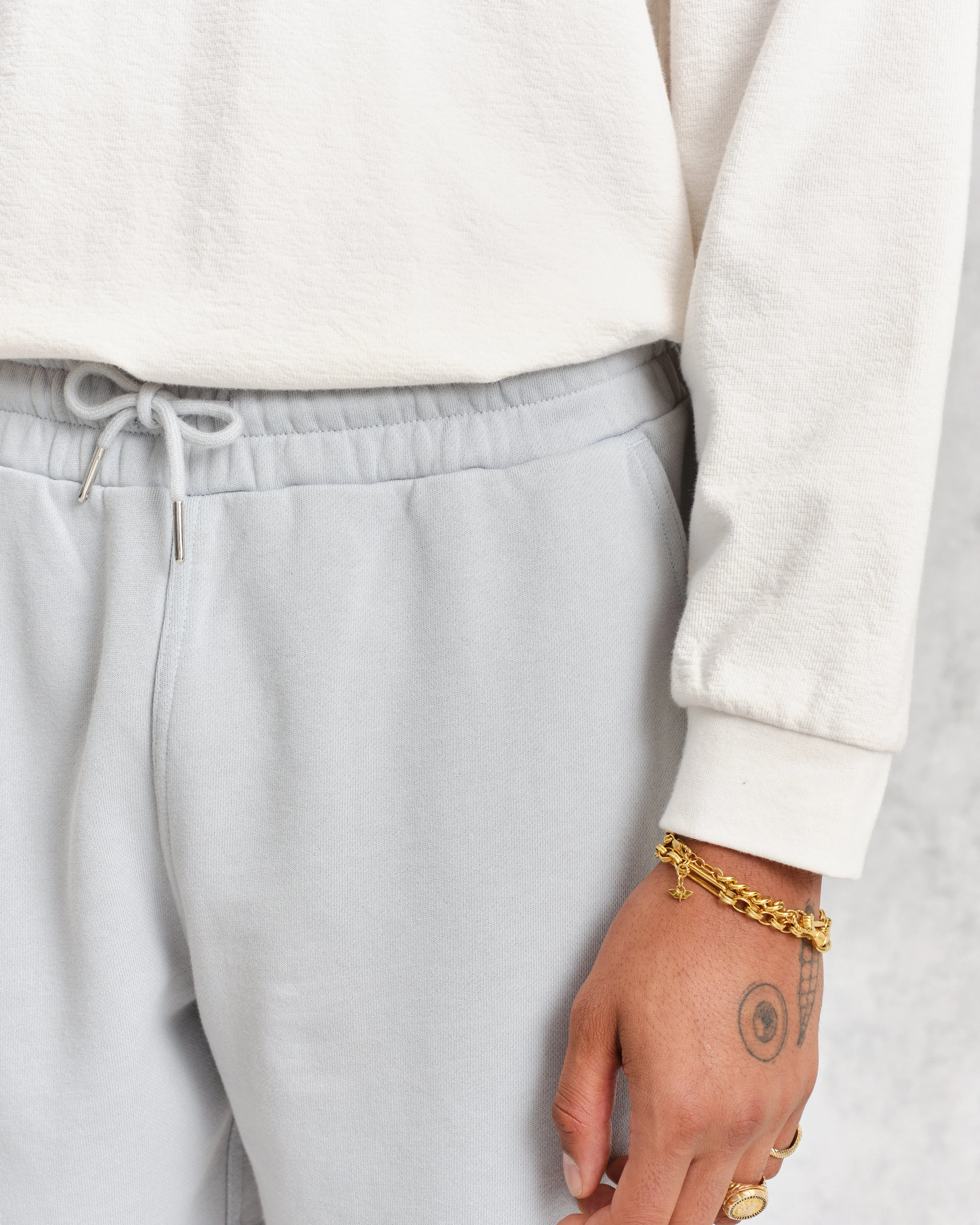 Dudley Sweat Shorts Blue sold by Wax London product image thumbnail 3