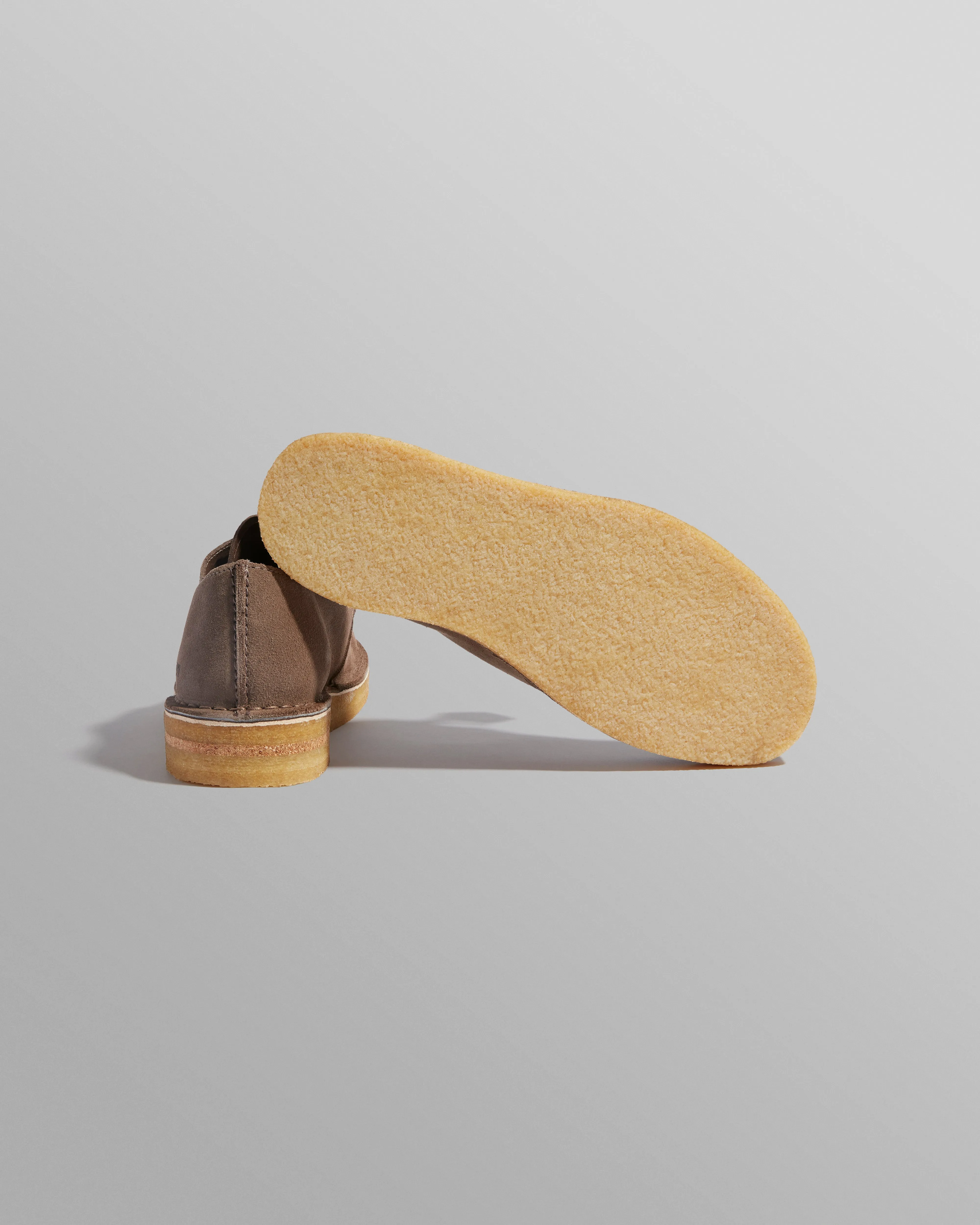 Oswen Ewaldi Low Shoes Taupe Suede sold by Wax London product image thumbnail 3