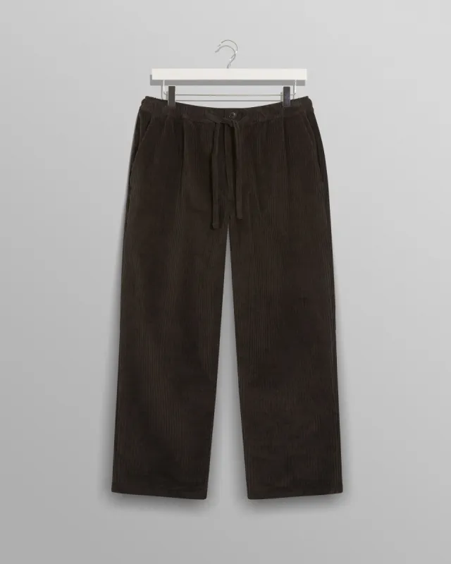 Kurt Trousers Dark Grey Cord made by Wax London