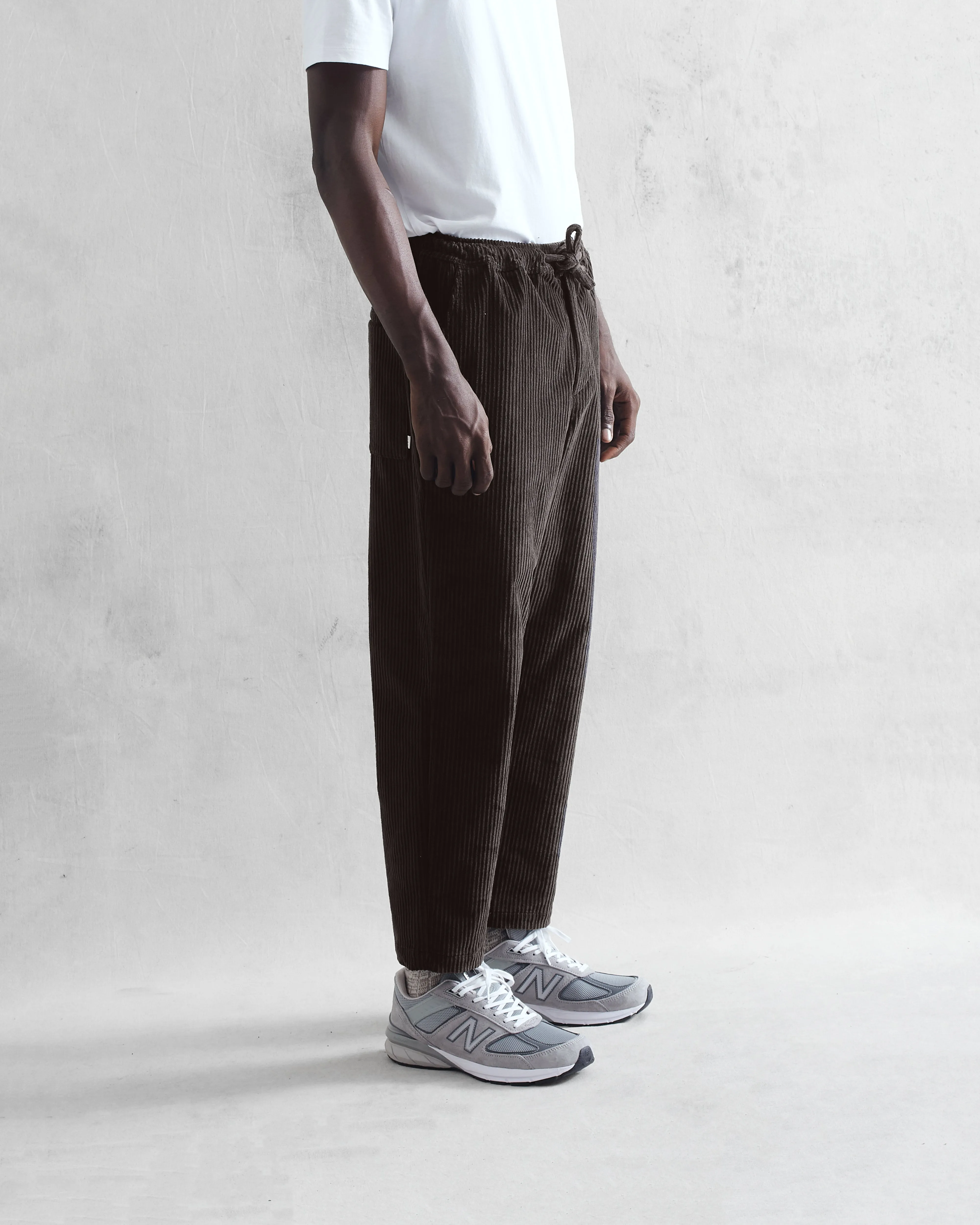 Kurt Trousers Dark Grey Cord sold by Wax London product image thumbnail 3