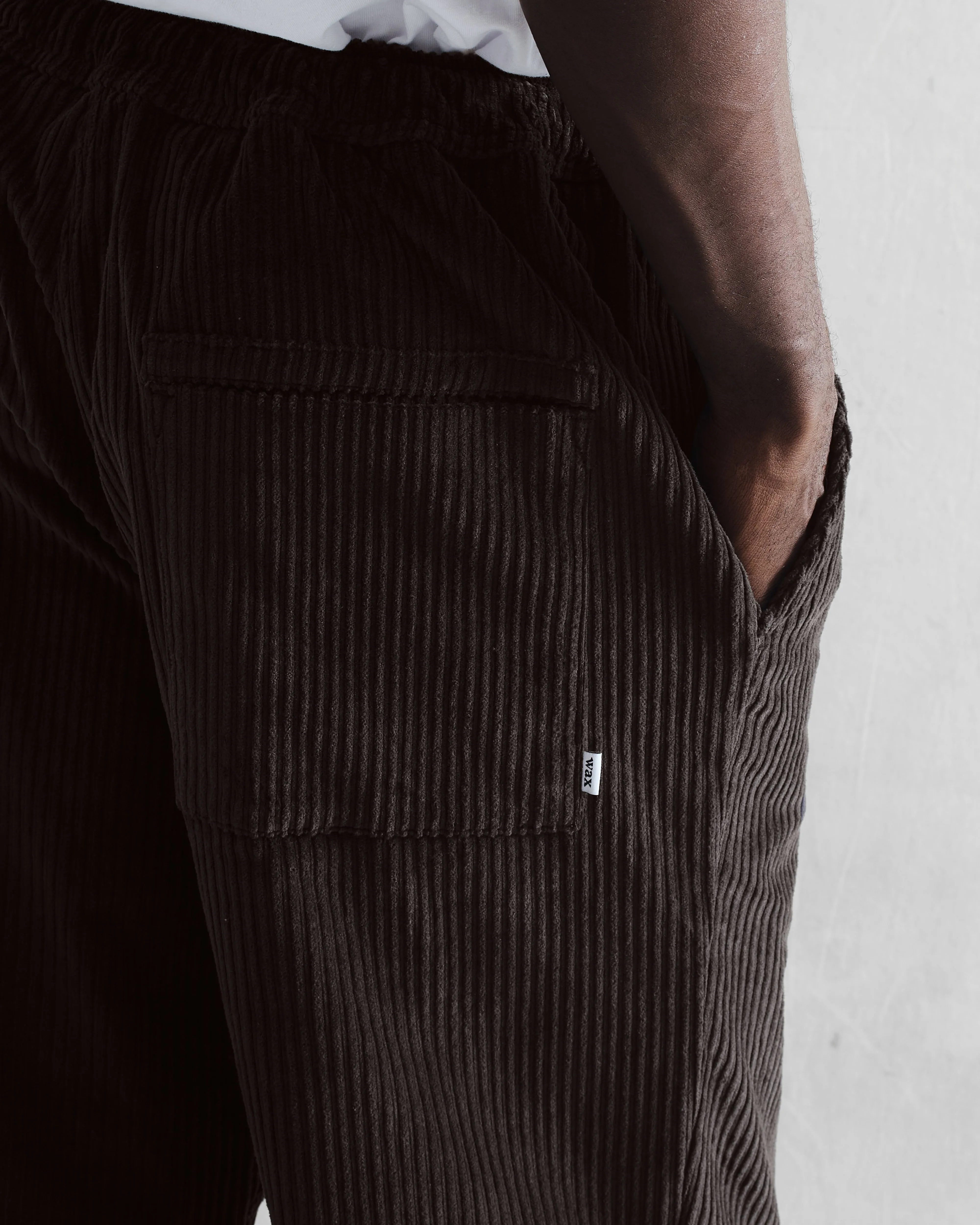 Kurt Trousers Dark Grey Cord sold by Wax London product image thumbnail 4
