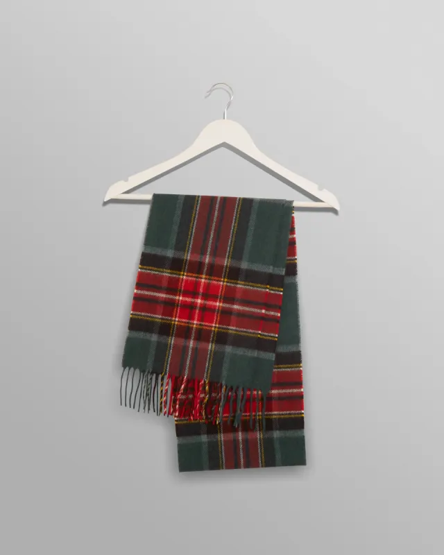 Eden Scarf Red Check made by Wax London