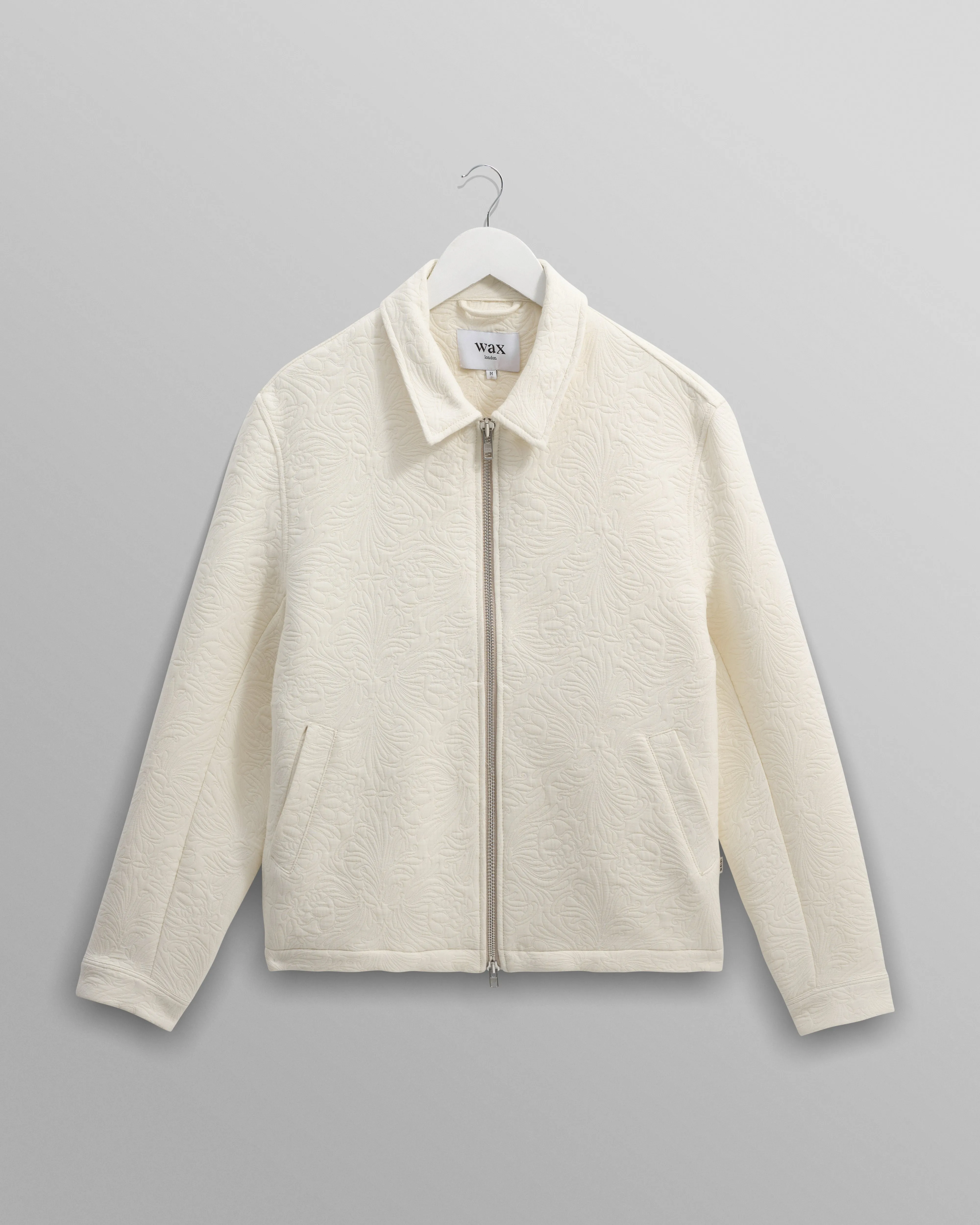 Eldon - Ecru Meadow Jacquard Jacket sold by Wax London