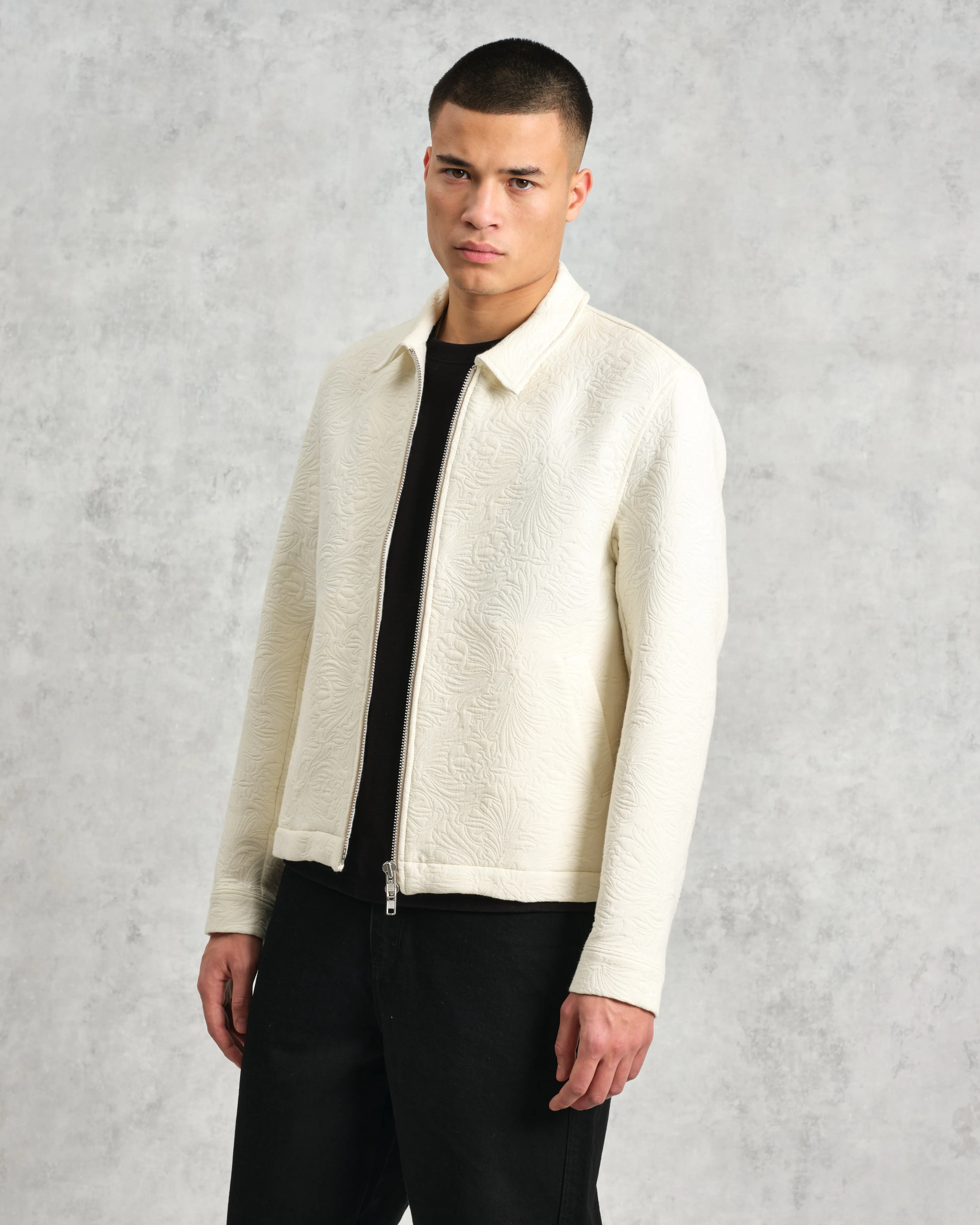 Eldon - Ecru Meadow Jacquard Jacket sold by Wax London product image thumbnail 2