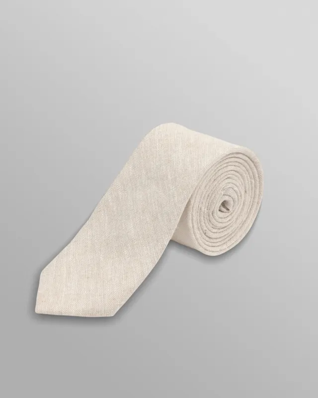 Pavillion - Natural Linen Tie made by Wax London