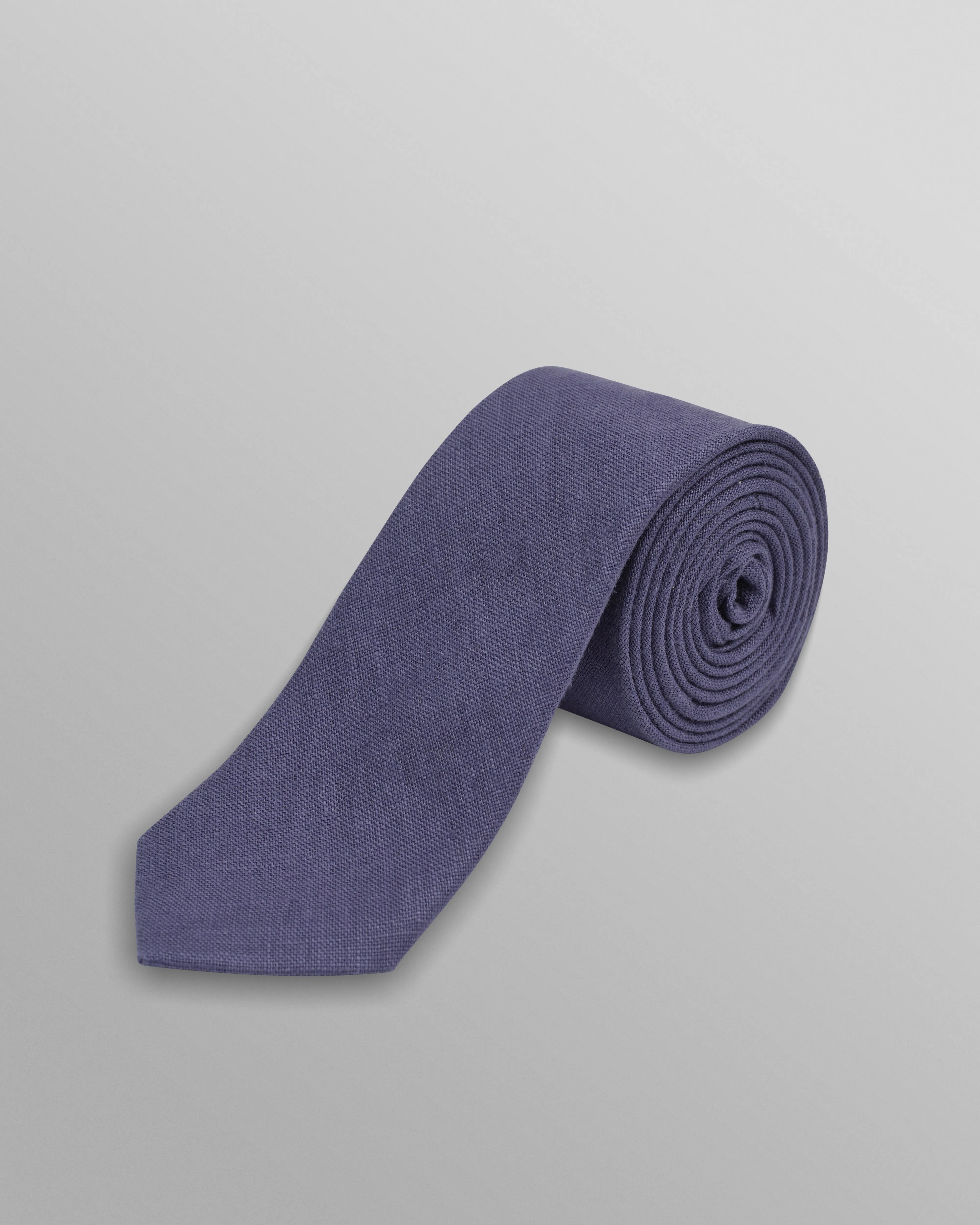 Pavillion - Mid Blue Linen Tie sold by Wax London