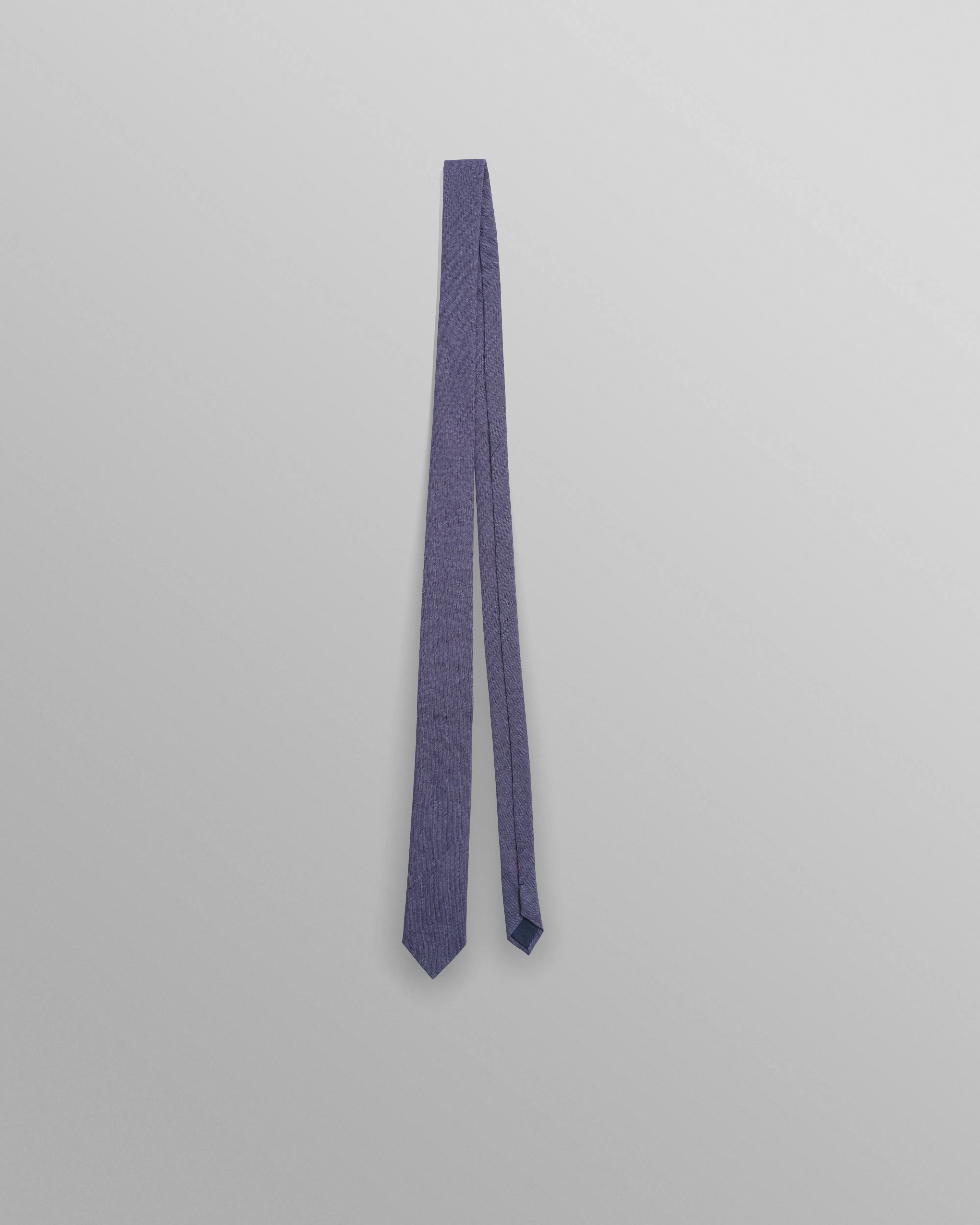 Pavillion - Mid Blue Linen Tie sold by Wax London product image thumbnail 4