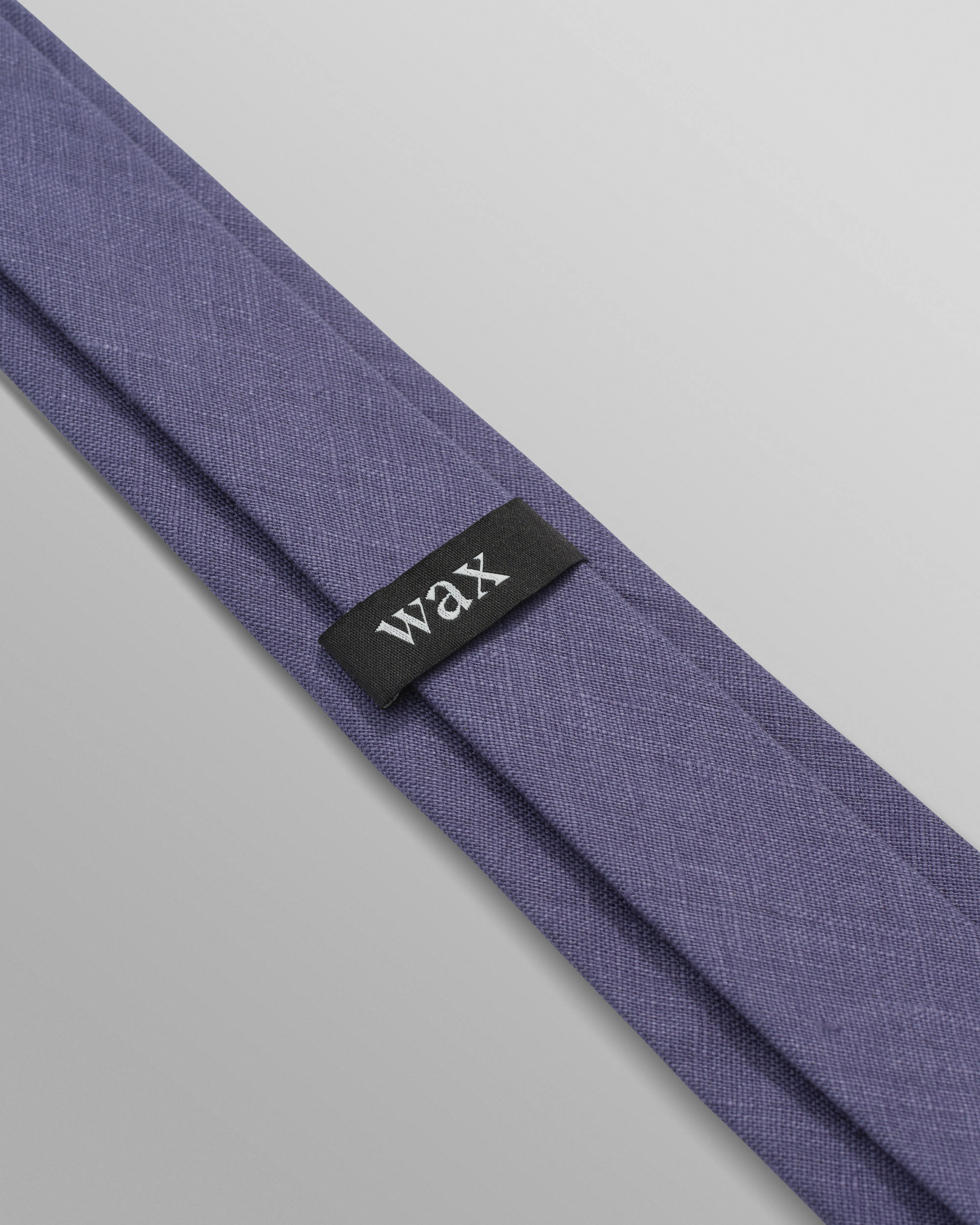 Pavillion - Mid Blue Linen Tie sold by Wax London product image thumbnail 5