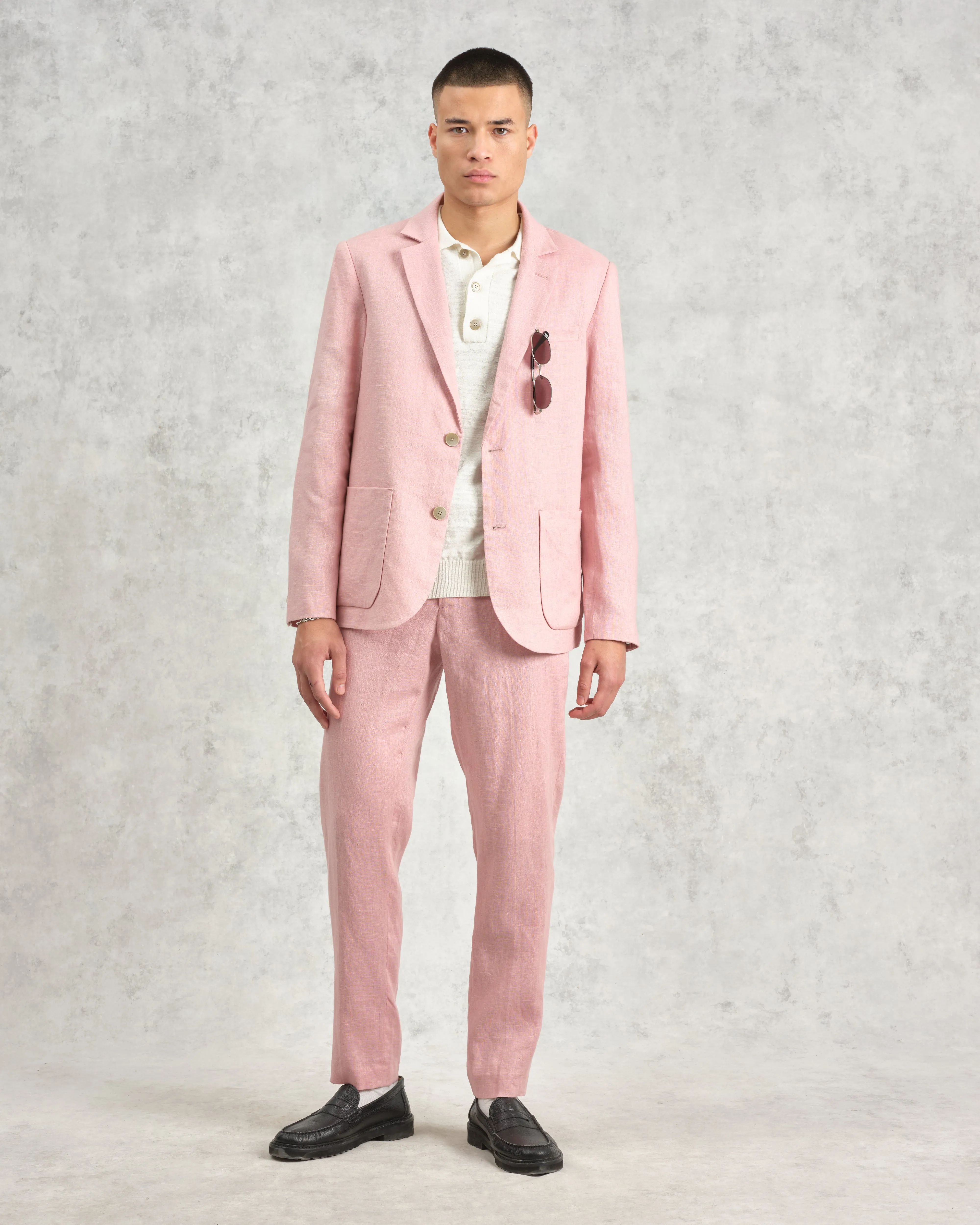 Alp - Pale Pink Linen Trousers sold by Wax London product image thumbnail 2