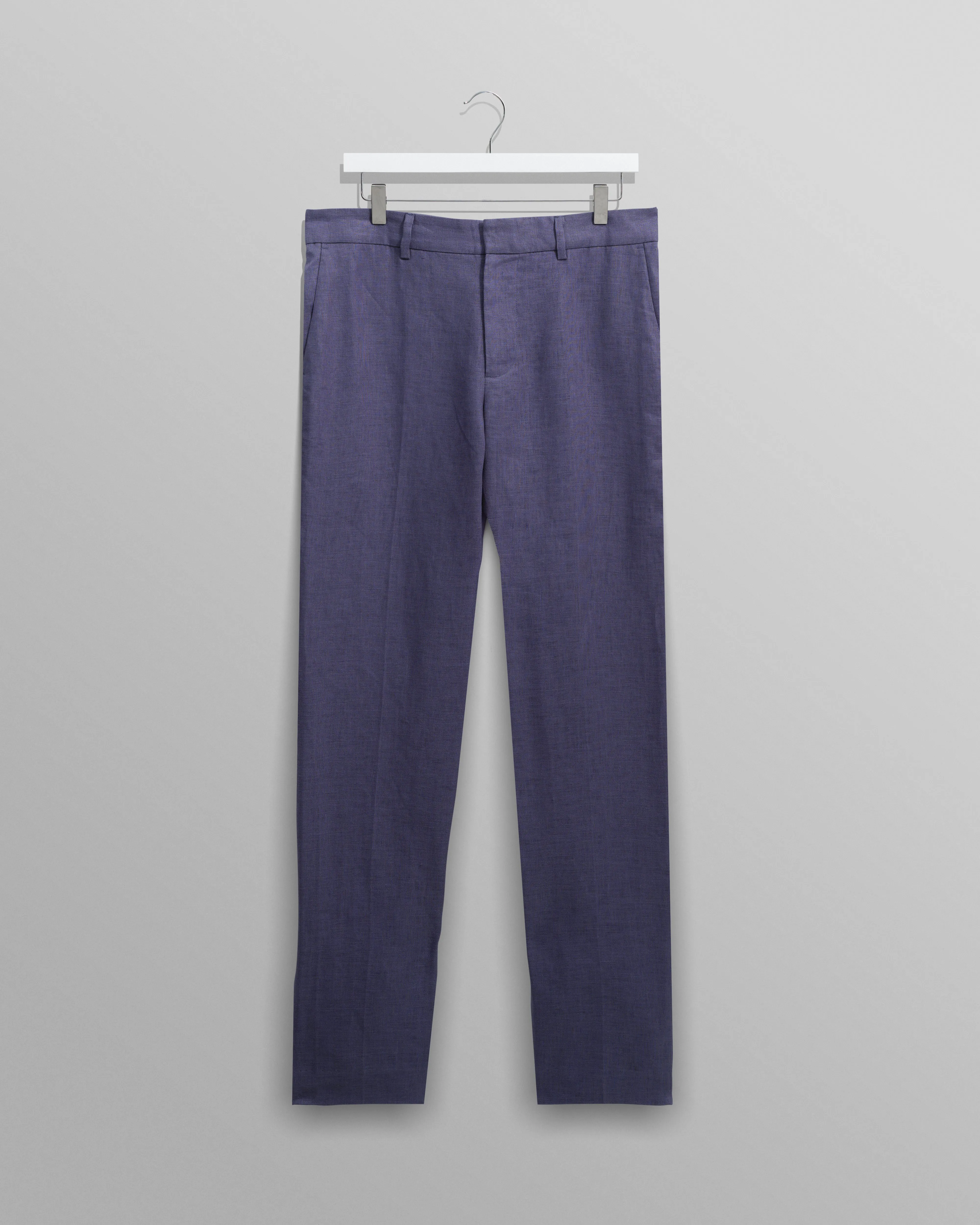 Alp - Mid-Blue Linen Trousers sold by Wax London