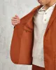 Fintry - Rust Linen Blazer sold by Wax London