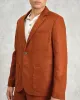 Fintry - Rust Linen Blazer sold by Wax London