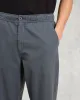 Kurt - Petrol Blue Organic Cotton Trousers sold by Wax London