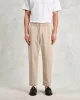 Kurt - Stone Organic Cotton Trousers sold by Wax London