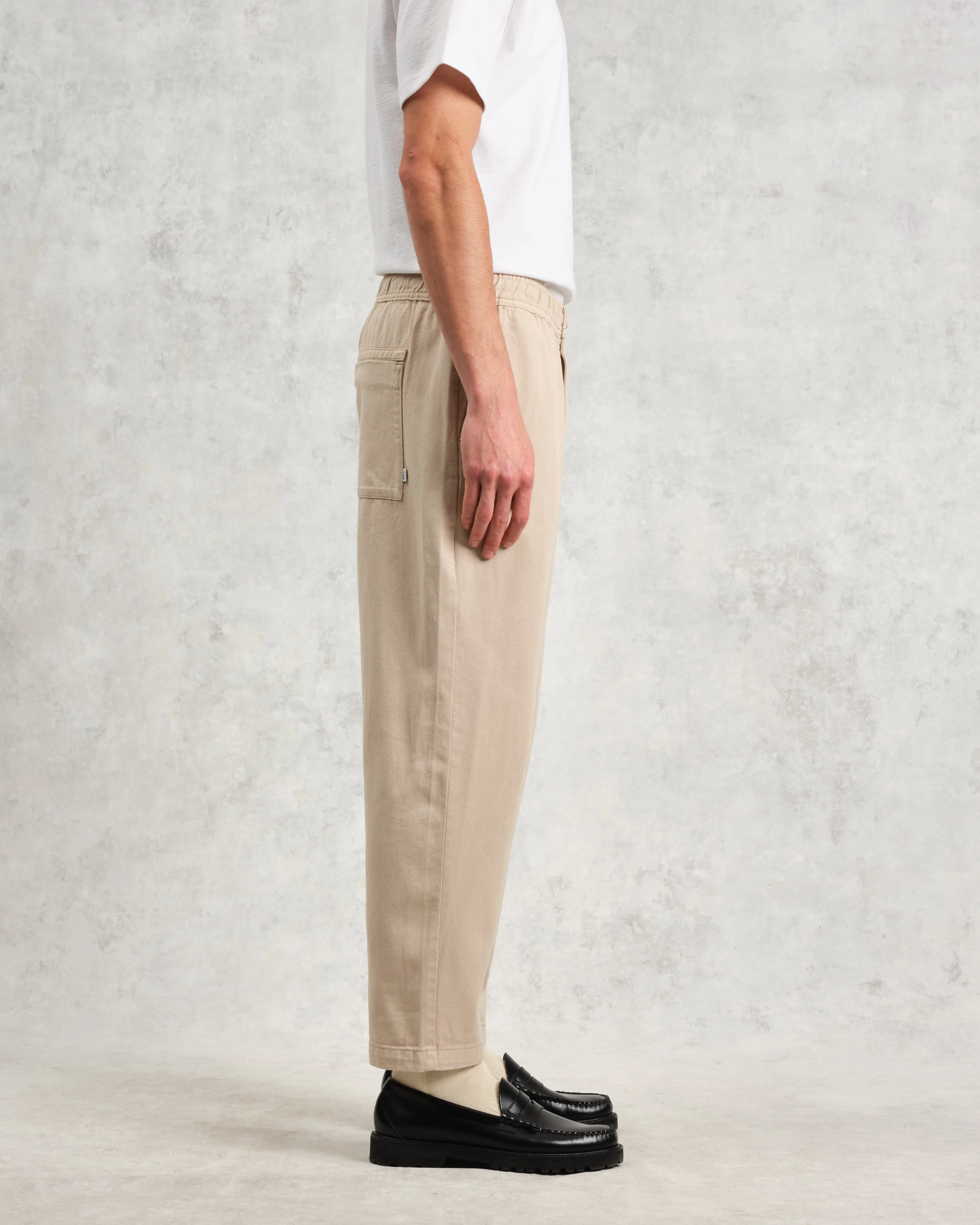 Kurt - Stone Organic Cotton Trousers sold by Wax London product image thumbnail 5