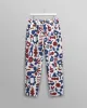 Kurt - Red And Blue Spin Jacquard Trousers sold by Wax London