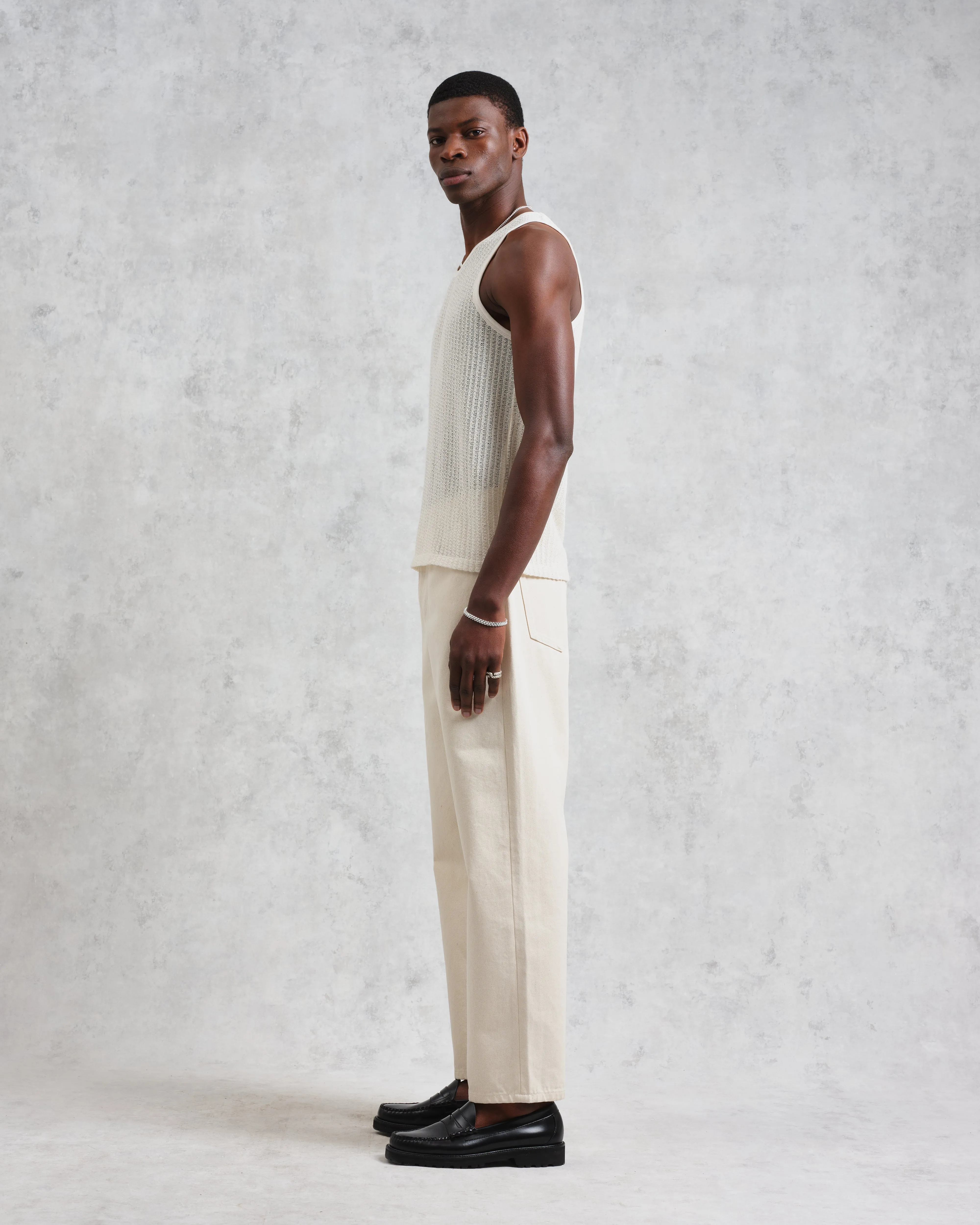 Prim - Ecru Open Knit Vest sold by Wax London product image thumbnail 5