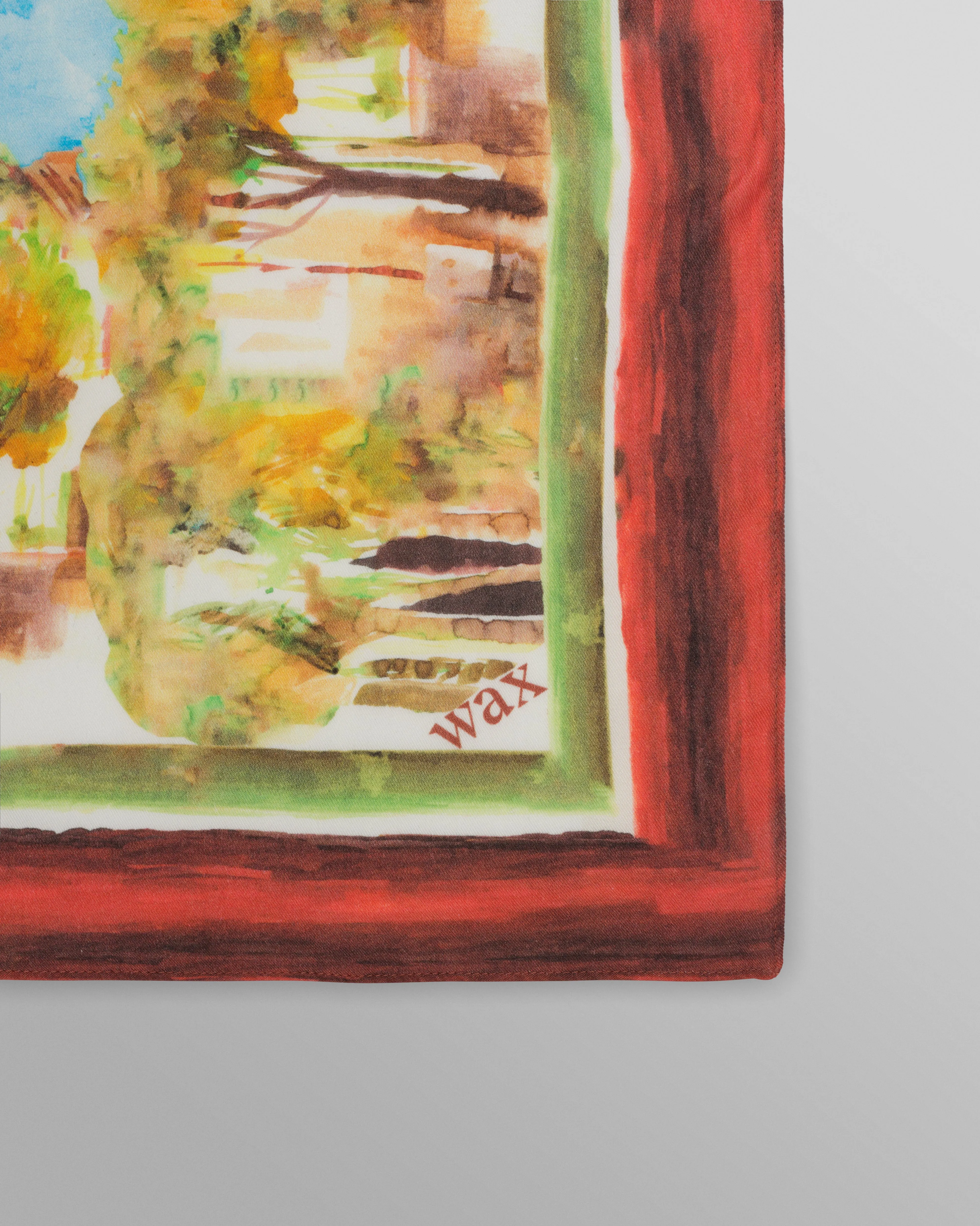 Sloane - Watercolour Abstract Painting Neck Scarf sold by Wax London product image thumbnail 3