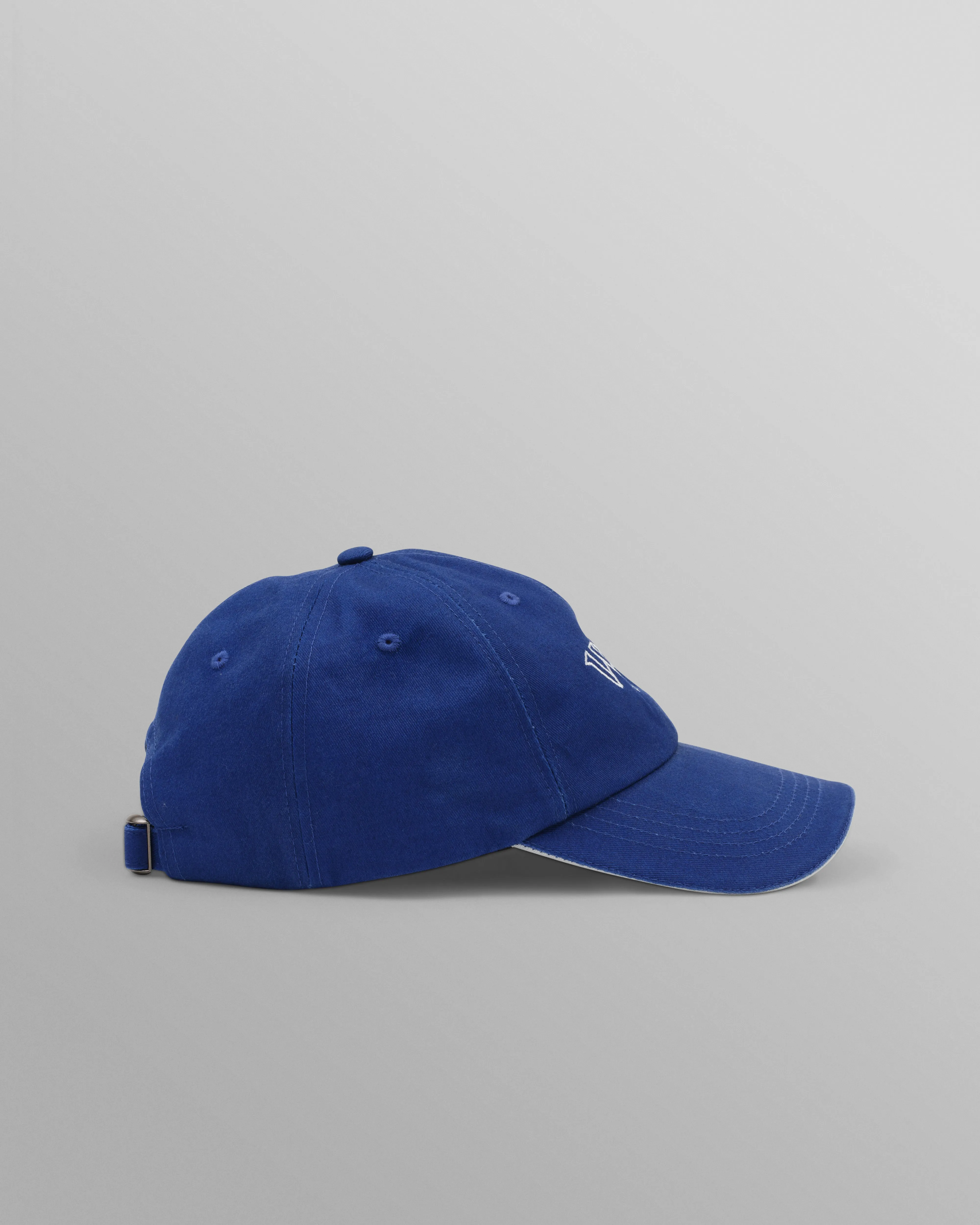 Spencer - Bright Blue Cotton Sports Cap sold by Wax London product image thumbnail 5