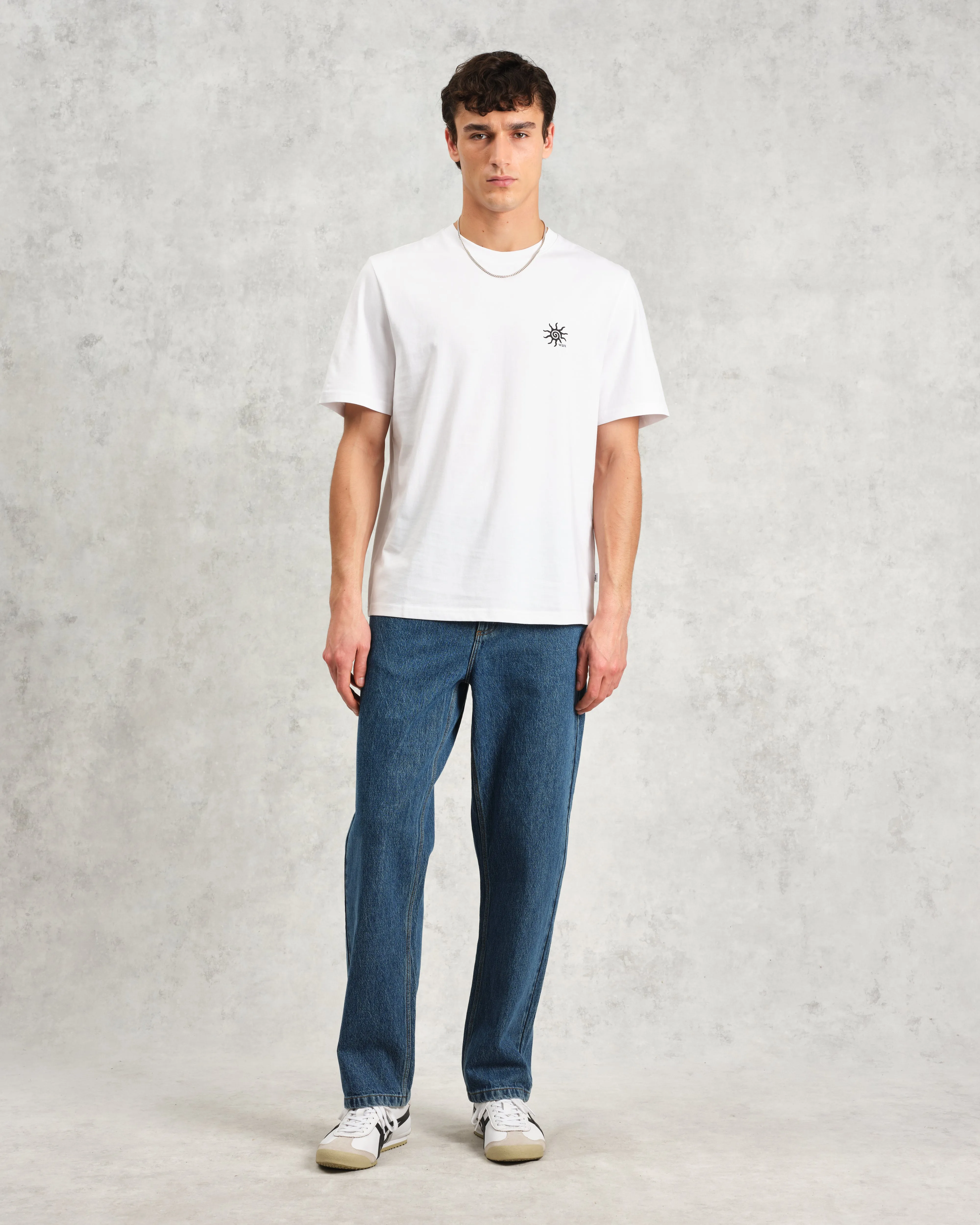 Dean - White London Postcard Graphic Organic Cotton T-Shirt sold by Wax London product image thumbnail 5