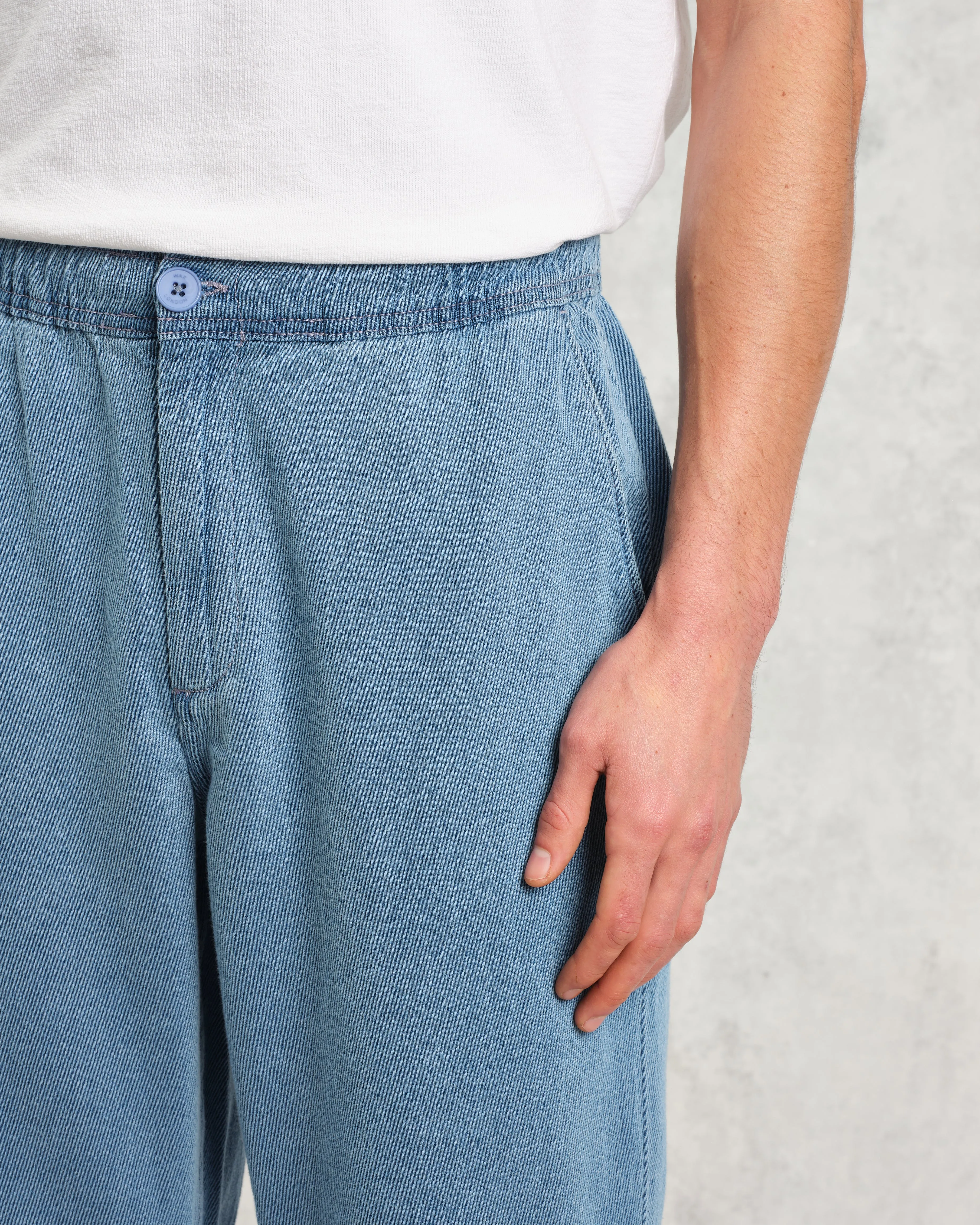 Kurt - Indigo Organic Cotton Trousers sold by Wax London product image thumbnail 4