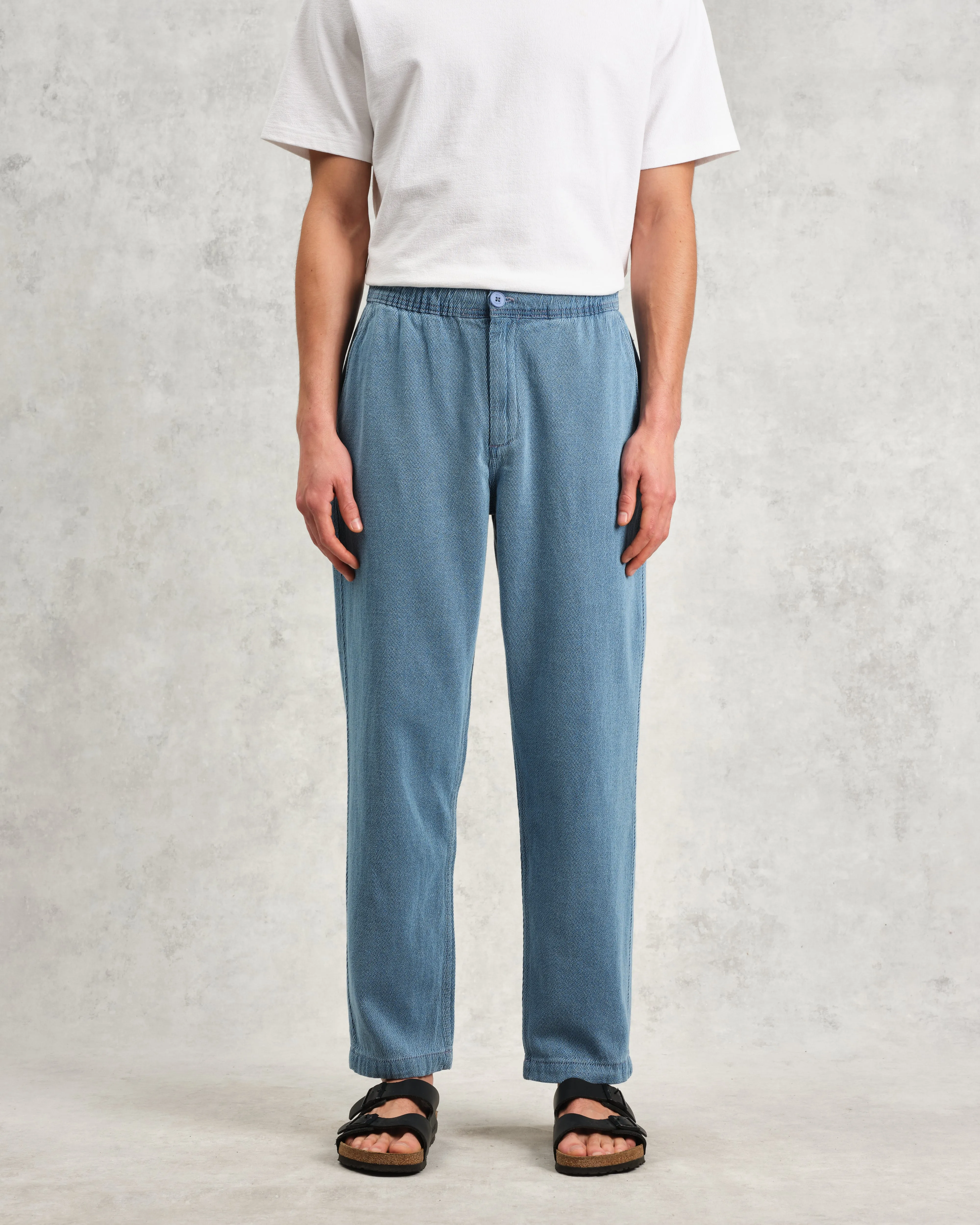 Kurt - Indigo Organic Cotton Trousers sold by Wax London product image thumbnail 3