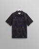 Didcot - Navy Hawaiian Embroidered Short-Sleeve Shirt sold by Wax London
