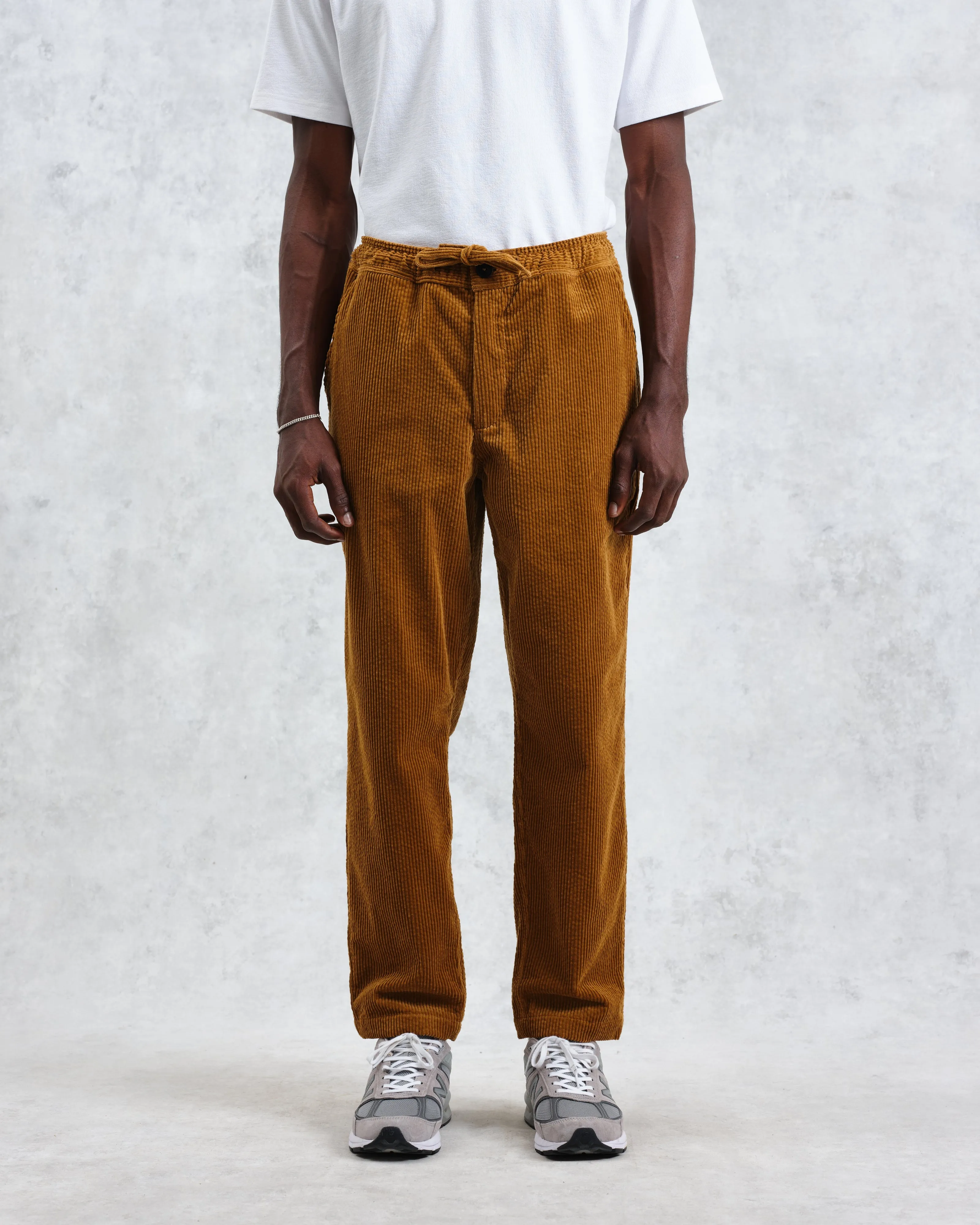 Kurt - Ochre Jumbo Corduroy Trousers sold by Wax London product image thumbnail 3