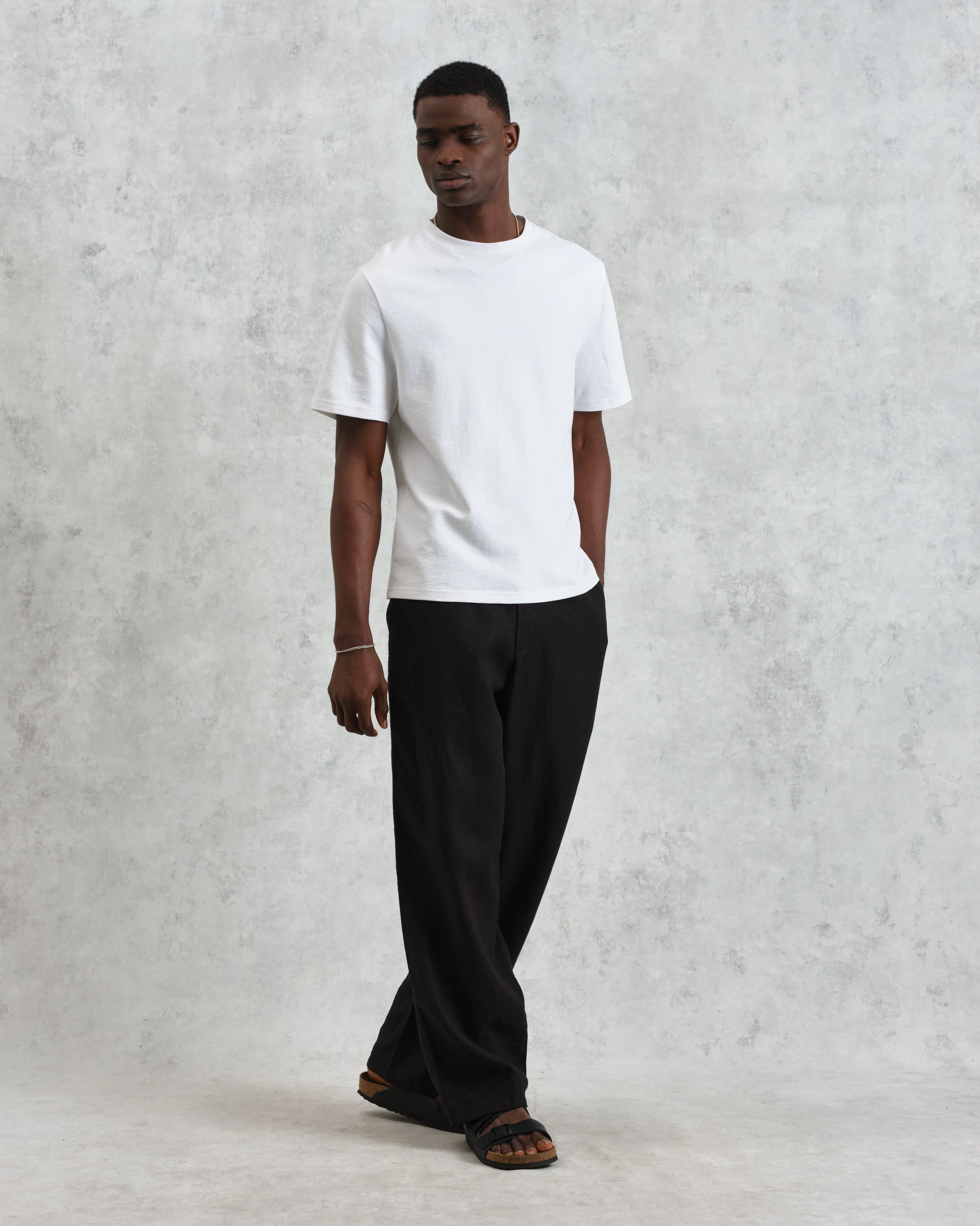 Glencoe - Washed Black Linen Trousers sold by Wax London product image thumbnail 2