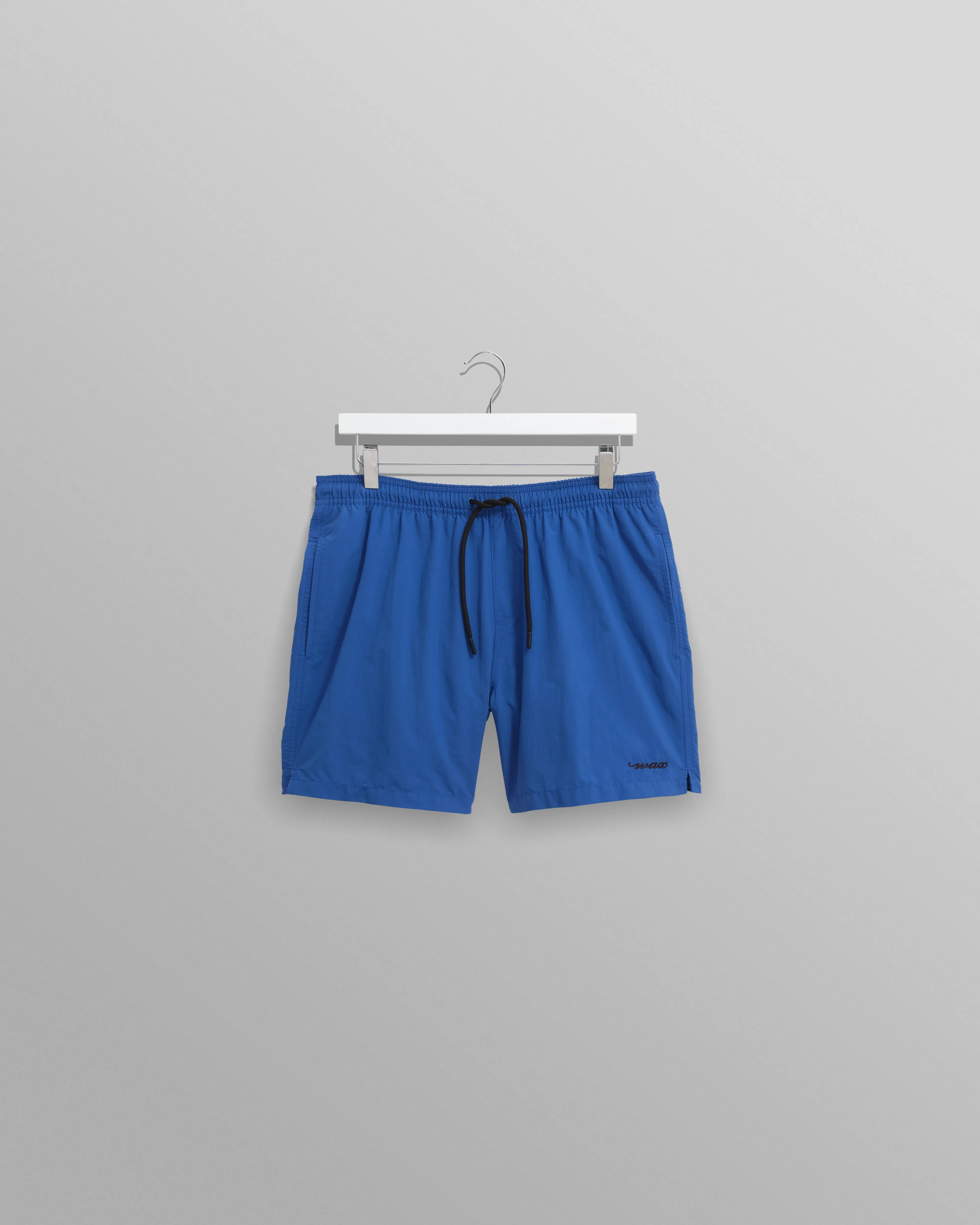 Brockwell - Bright Blue Logo Swim Shorts sold by Wax London