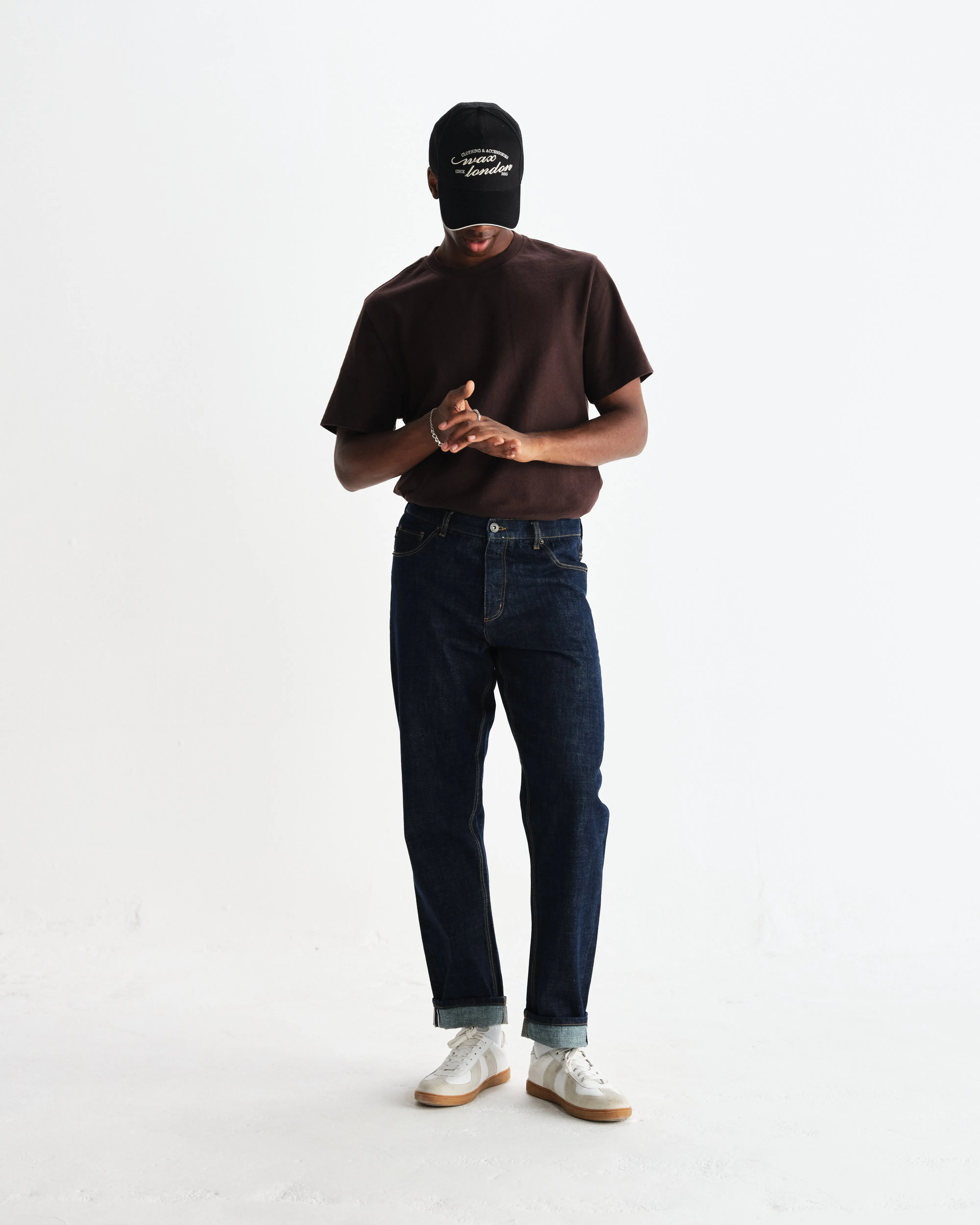 Russell - Rinse Wash Selvedge Straight Fit Denim Jeans sold by Wax London product image thumbnail 2