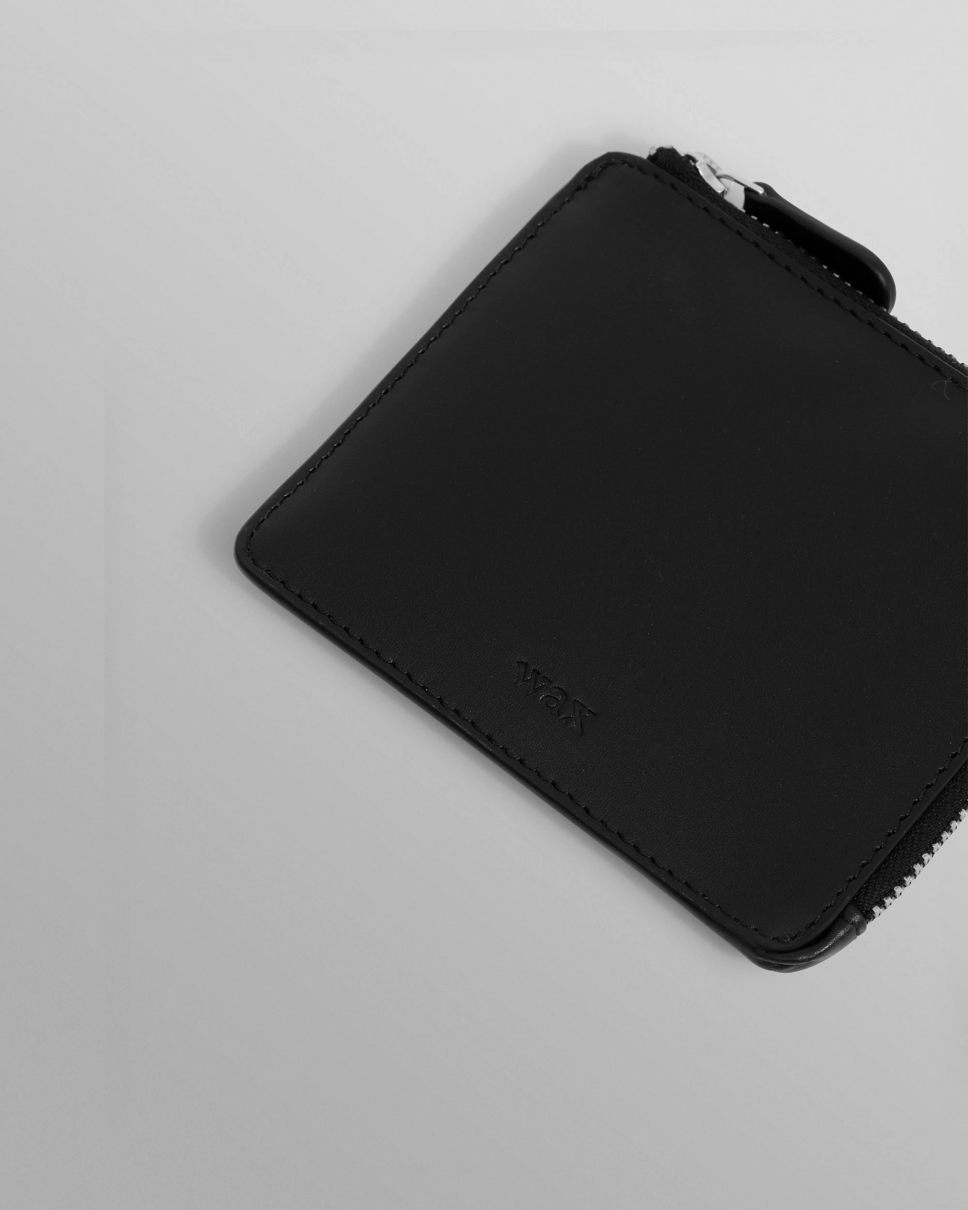 Harford - Black Leather Zip Wallet sold by Wax London product image thumbnail 2