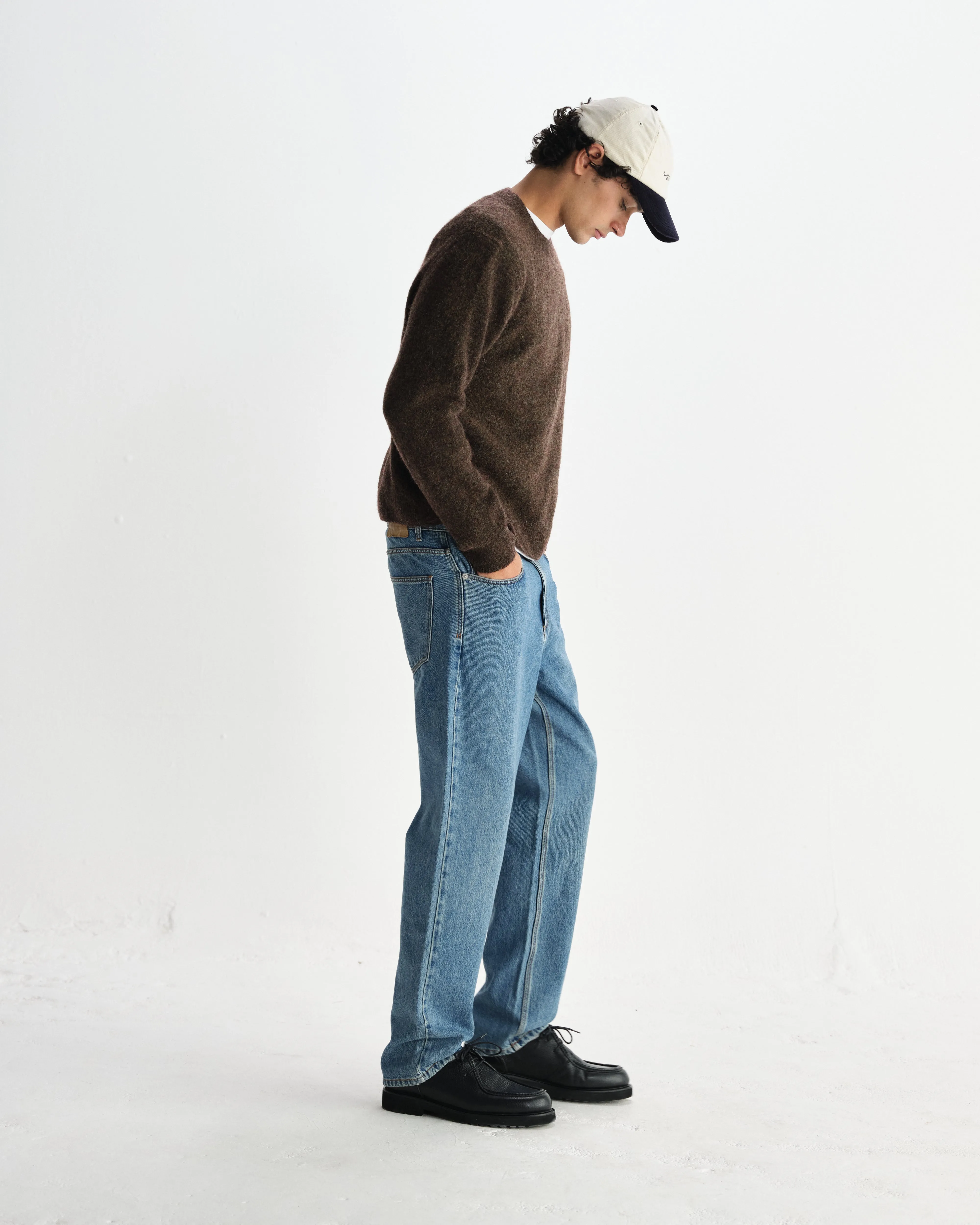 Wilde - Brown Fluffy Wool Crewneck sold by Wax London product image thumbnail 5