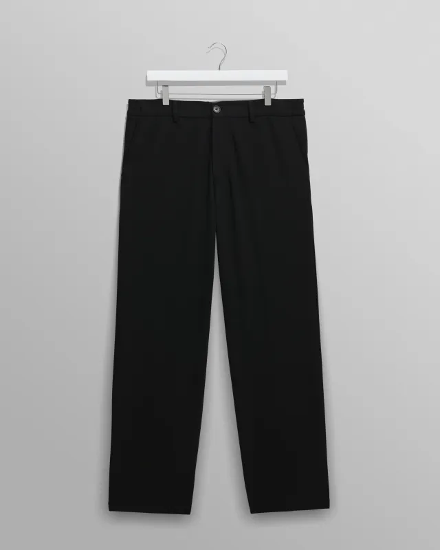 Bayham - Black Viscose Trousers made by Wax London