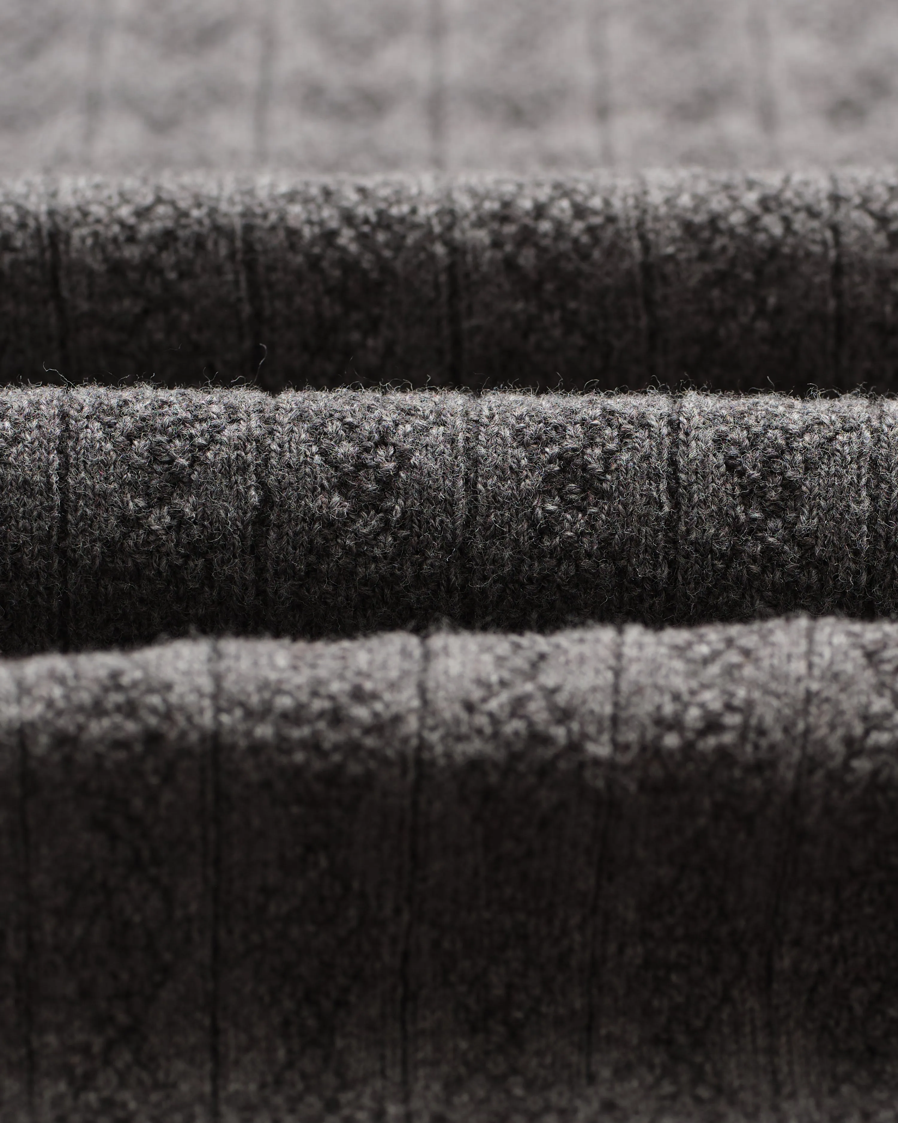 Naples - Grey Marl Diamond Stripe Knitted Polo sold by Wax London product image thumbnail 4