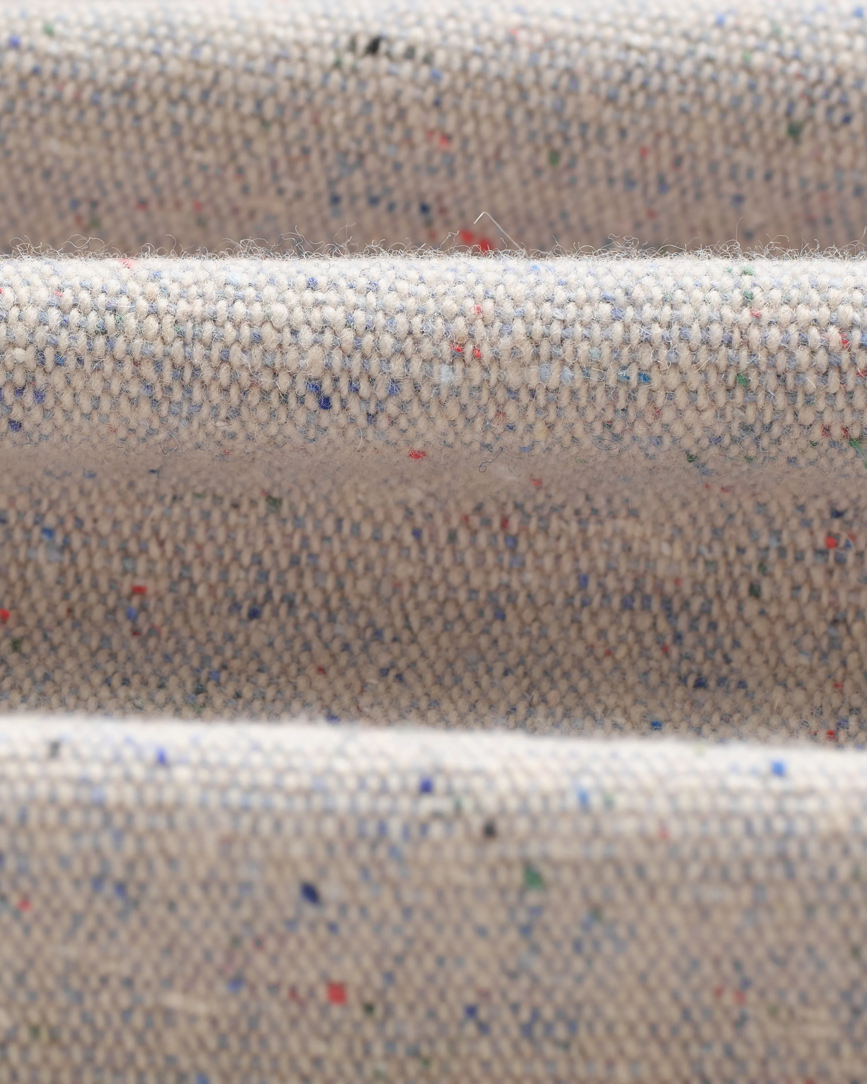 Whiting - Blue Fleck Wool Overshirt sold by Wax London product image thumbnail 4