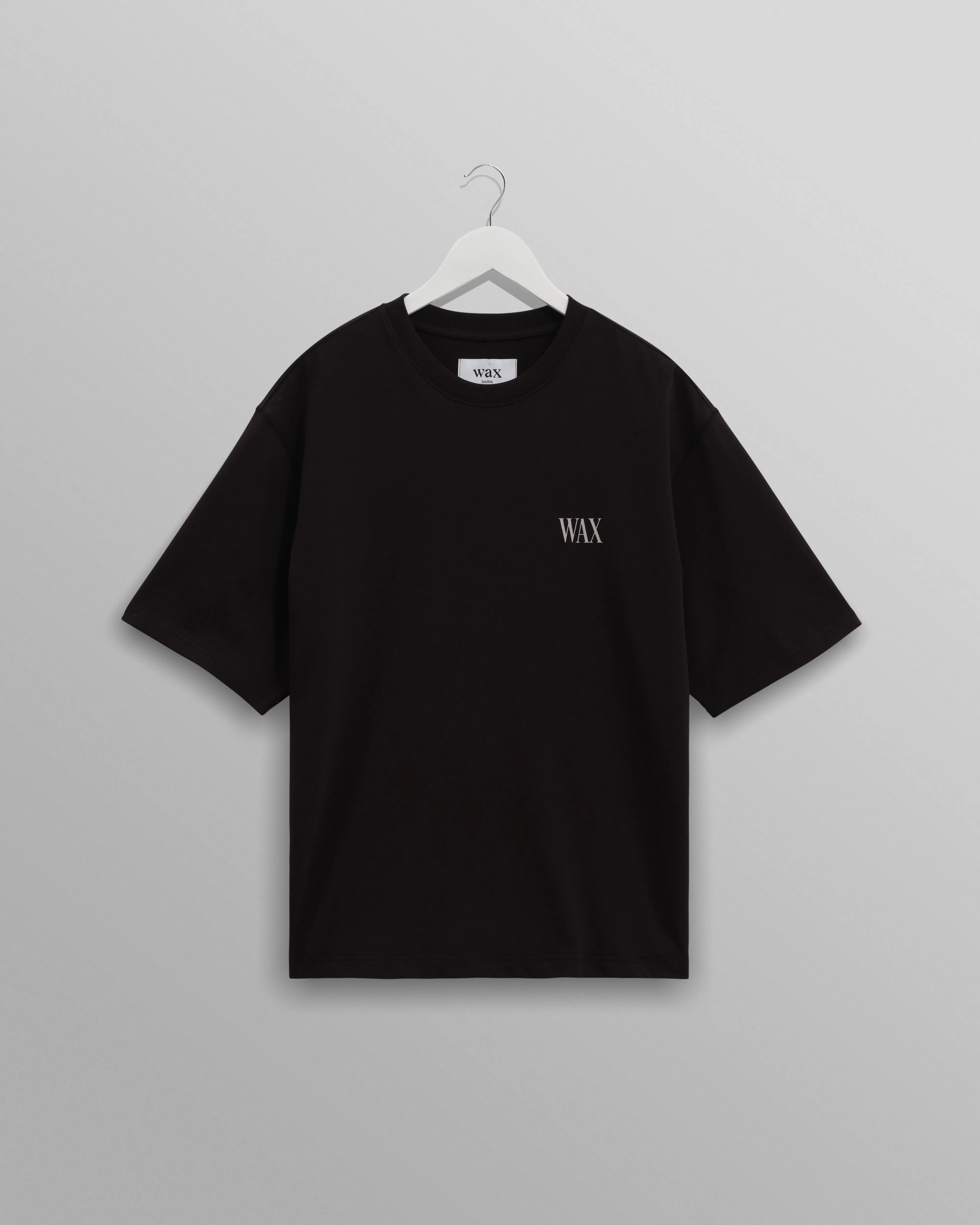 Milton - Black And Beige Botanical Graphic Cotton T-Shirt sold by Wax London product image thumbnail 2