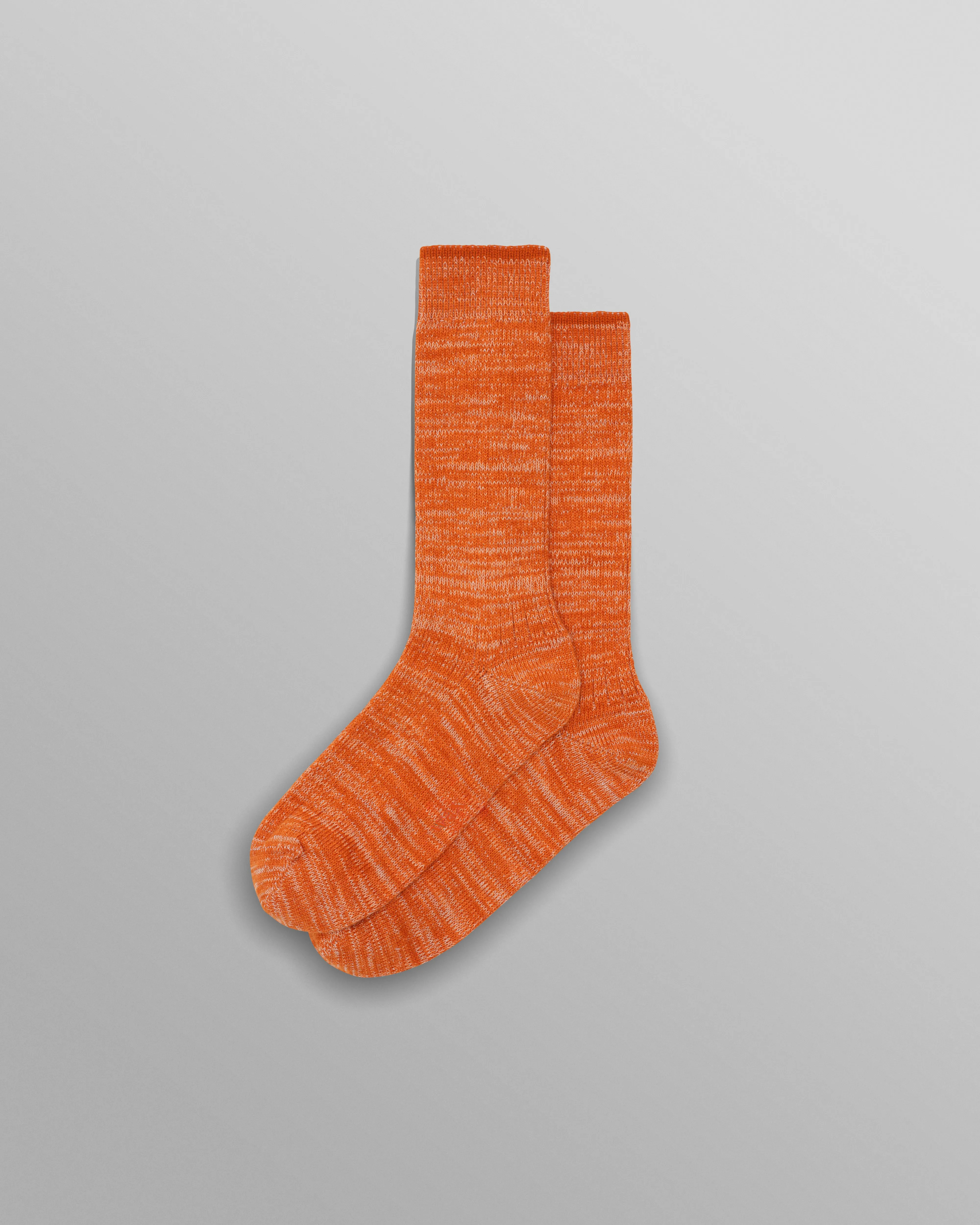 Sandwell - Orange Twisted Cotton Socks sold by Wax London