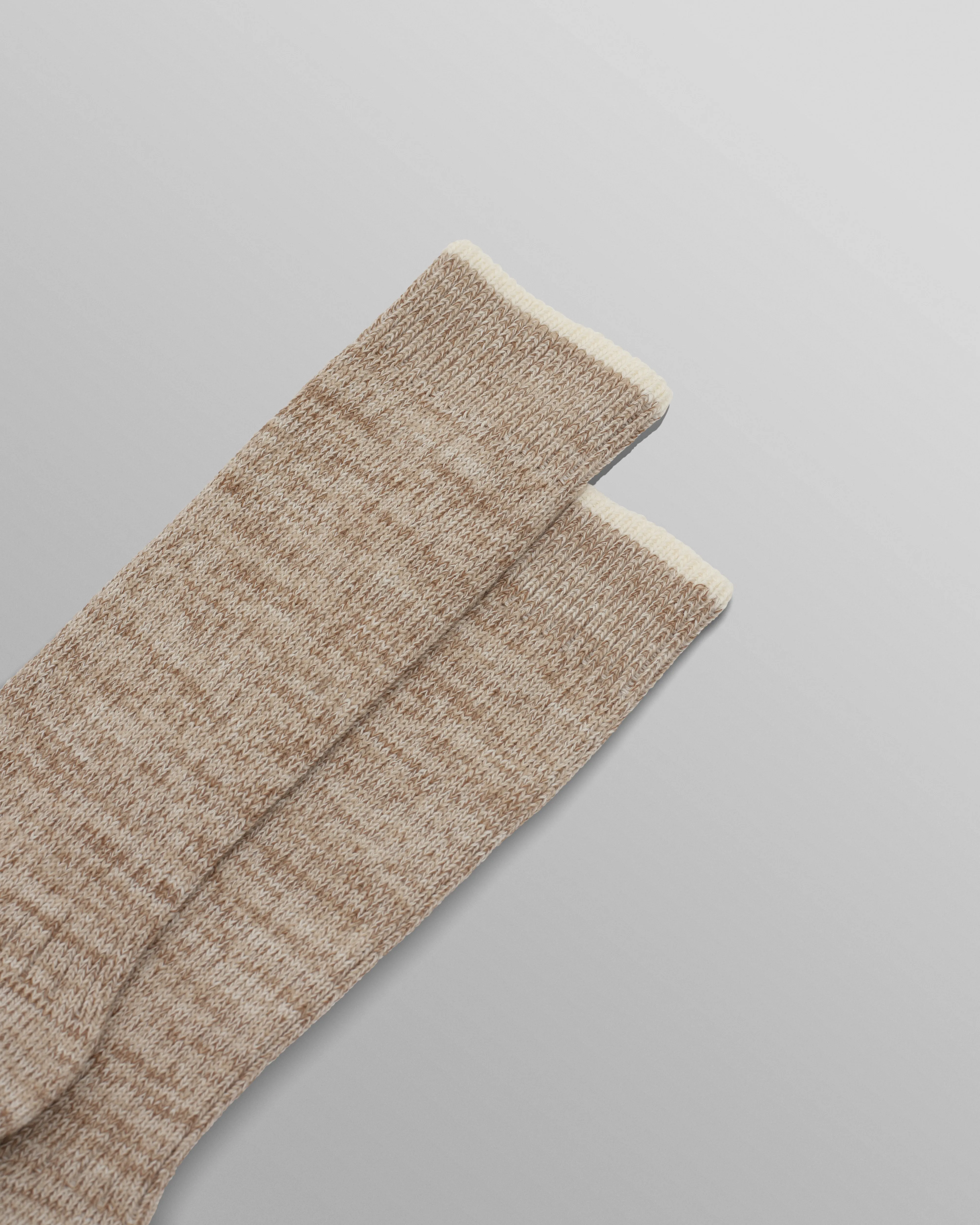 Sandwell - Ecru Twisted Cotton Socks sold by Wax London product image thumbnail 2