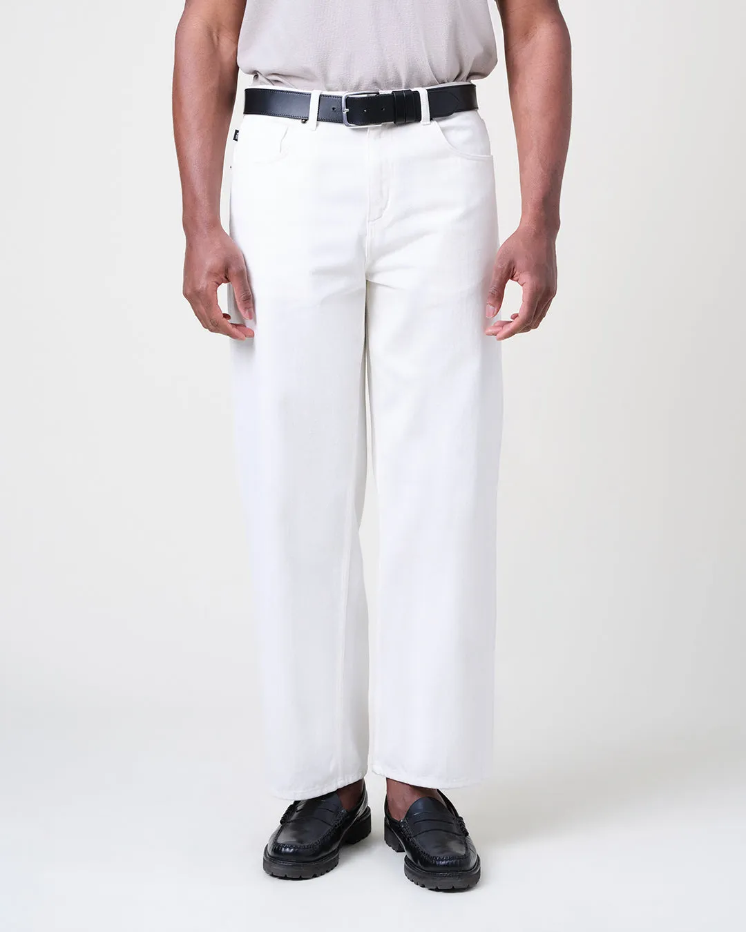 Felix - Off White Loose Fit Denim Jeans sold by Wax London product image thumbnail 2