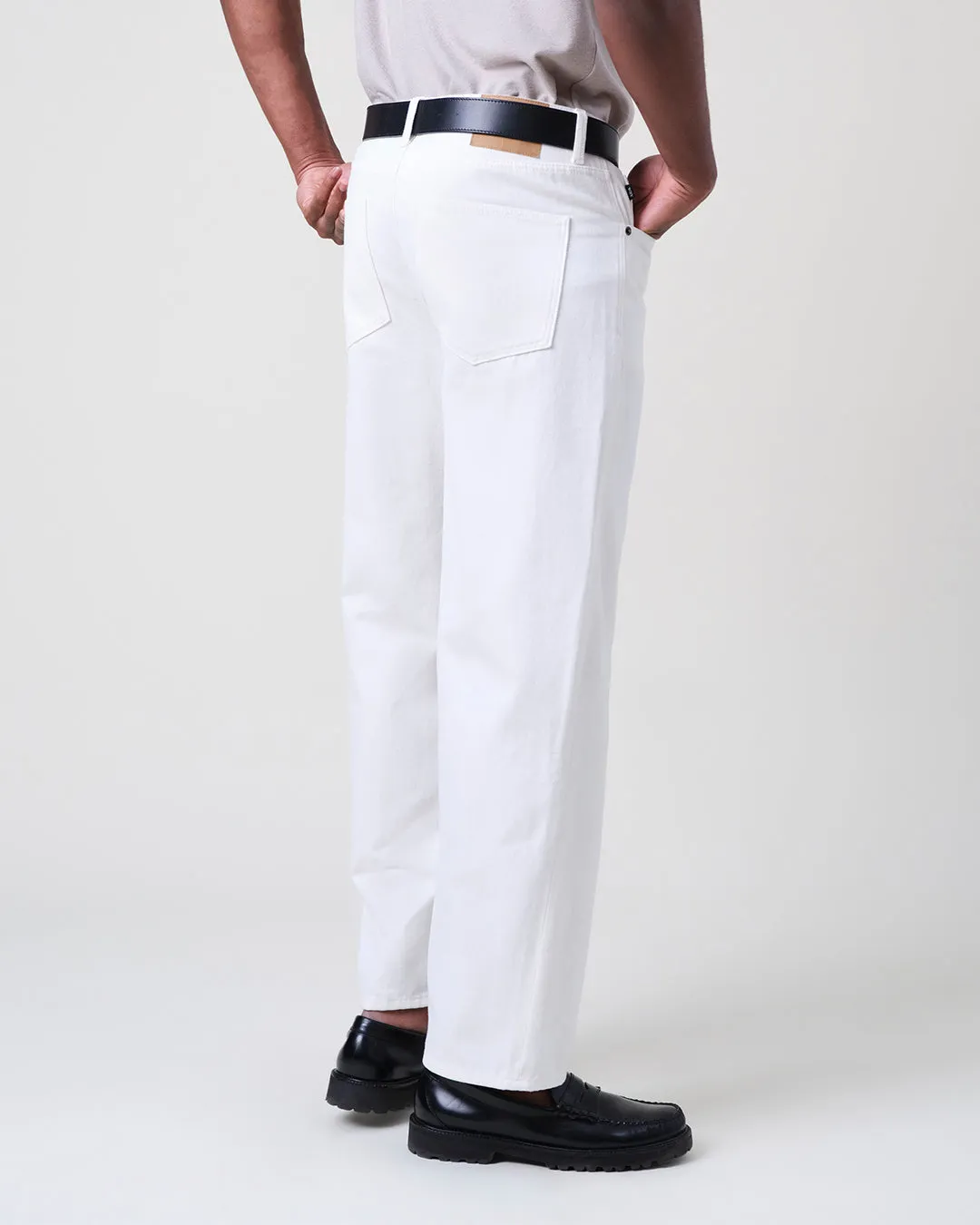 Felix - Off White Loose Fit Denim Jeans sold by Wax London product image thumbnail 5