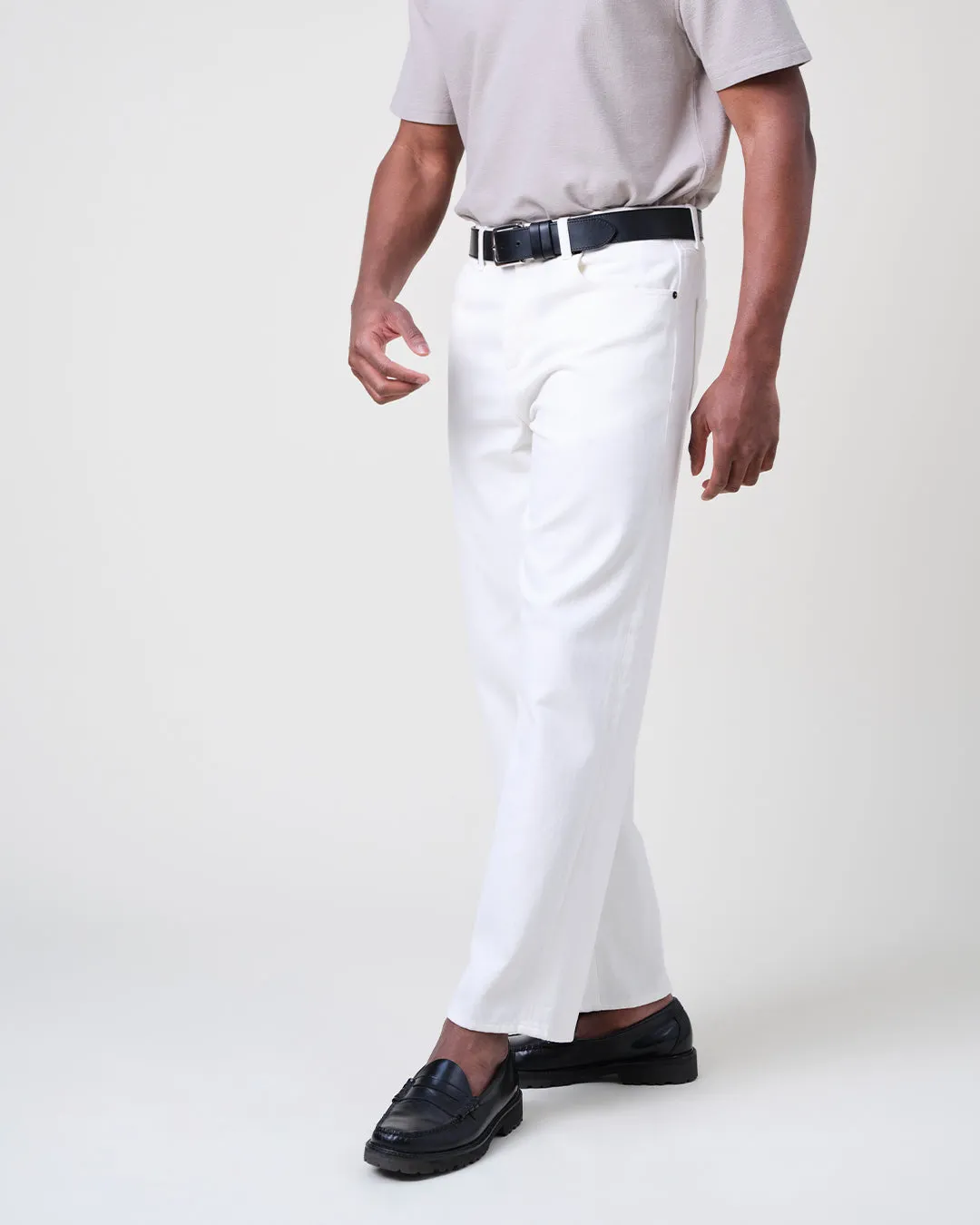 Felix - Off White Loose Fit Denim Jeans sold by Wax London product image thumbnail 3