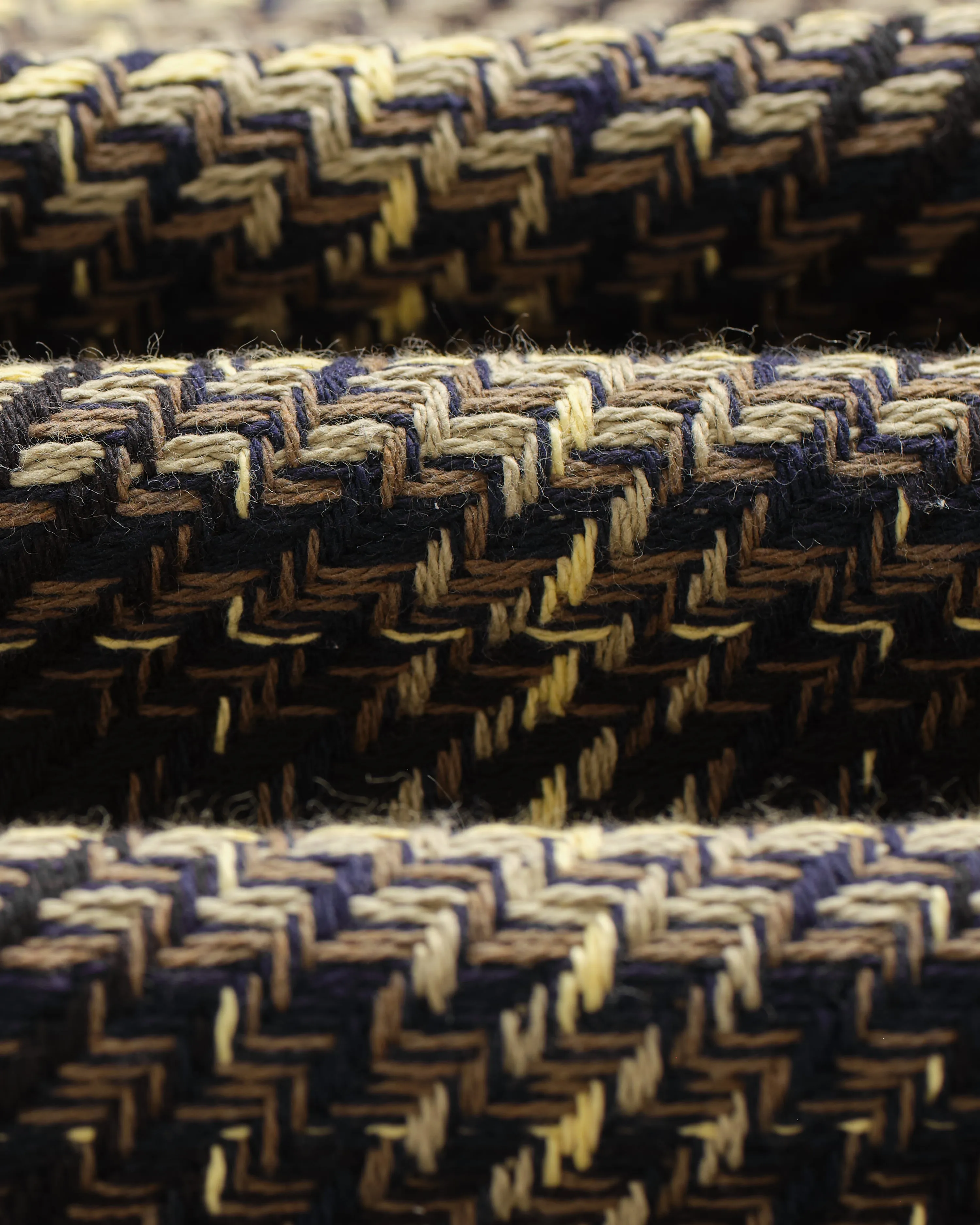 Whiting - Black And Yellow Hutton Check Overshirt sold by Wax London product image thumbnail 4