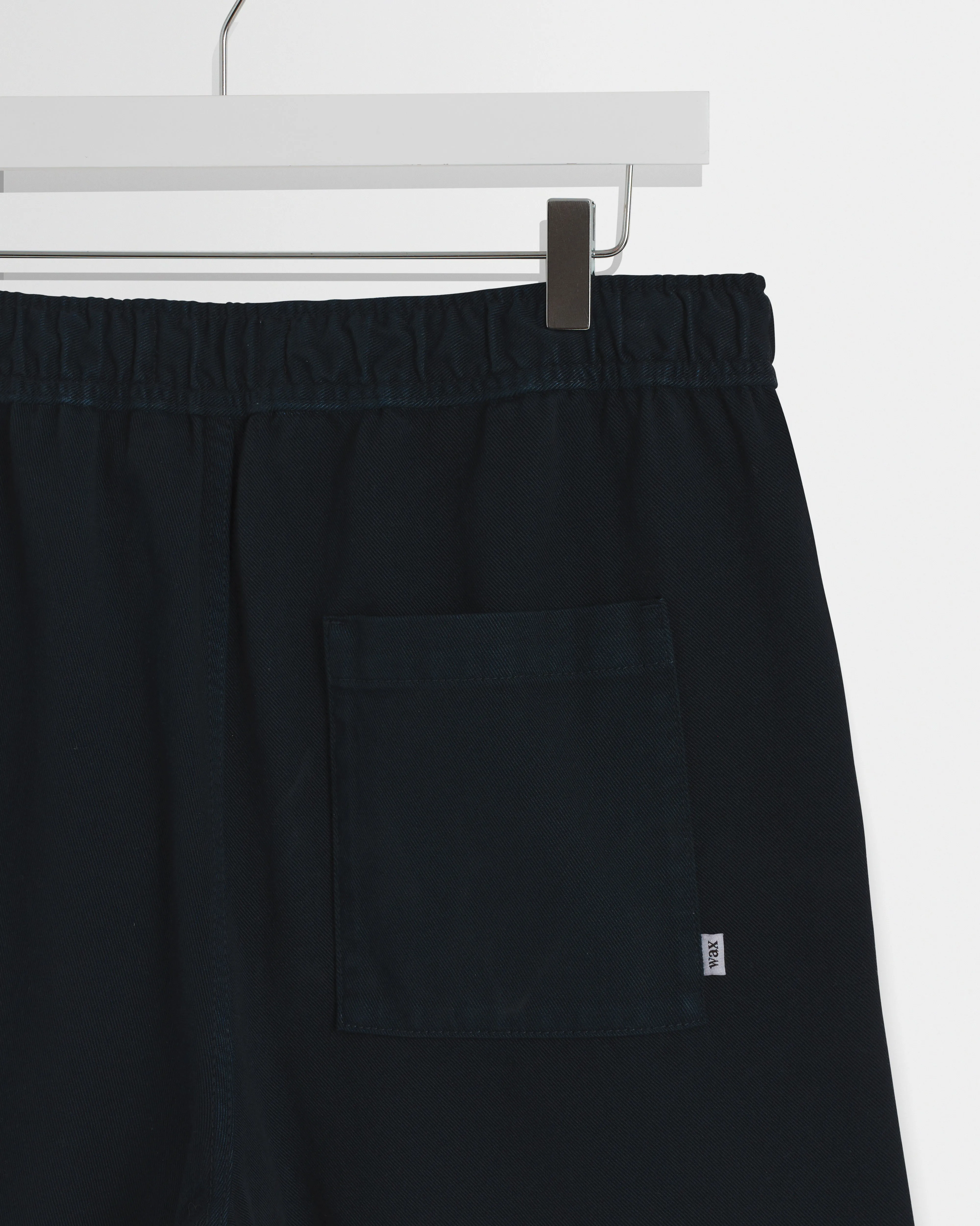 Kurt - Navy Organic Cotton Twill Shorts sold by Wax London product image thumbnail 4