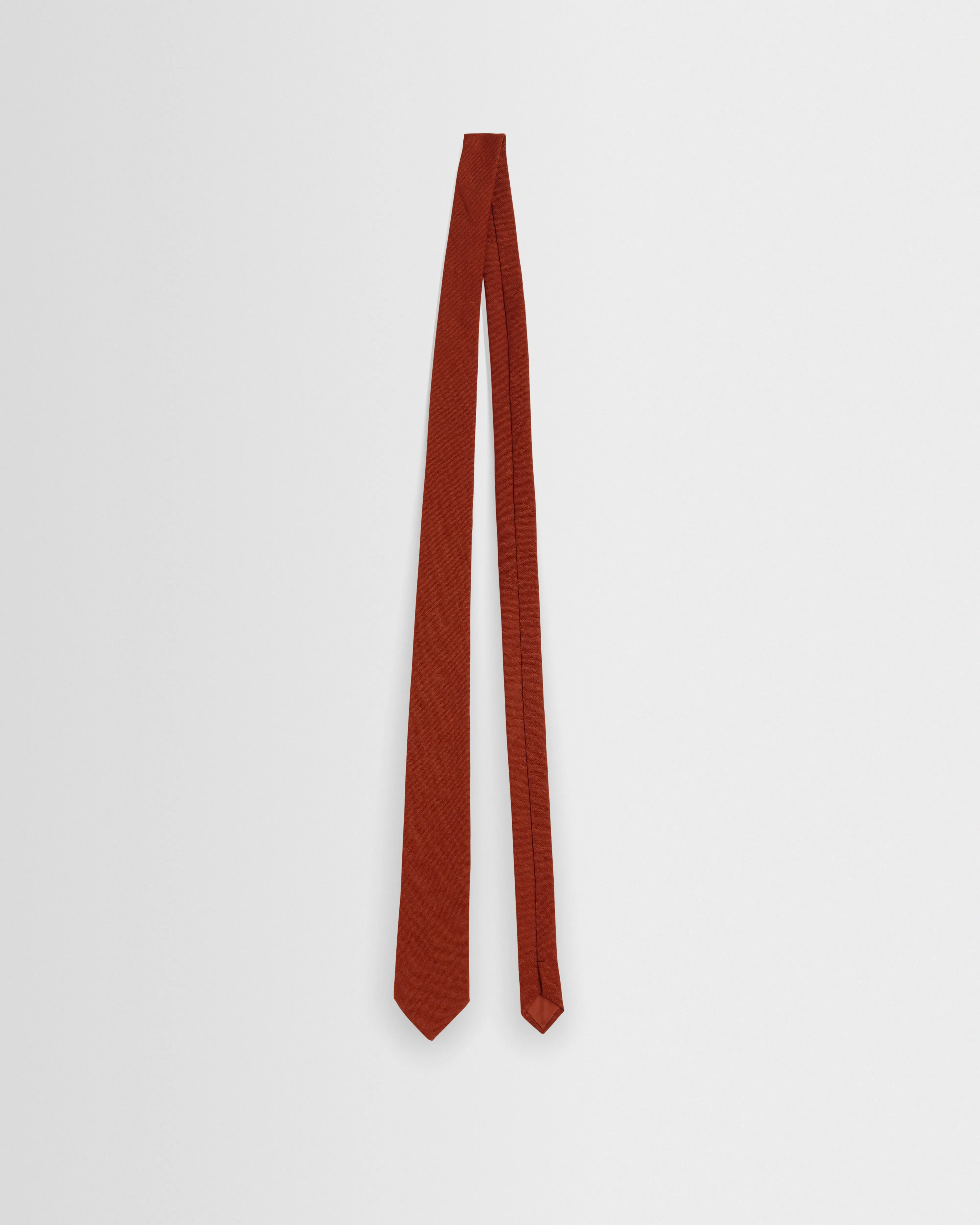 Pavillion - Rust Linen Tie sold by Wax London product image thumbnail 2