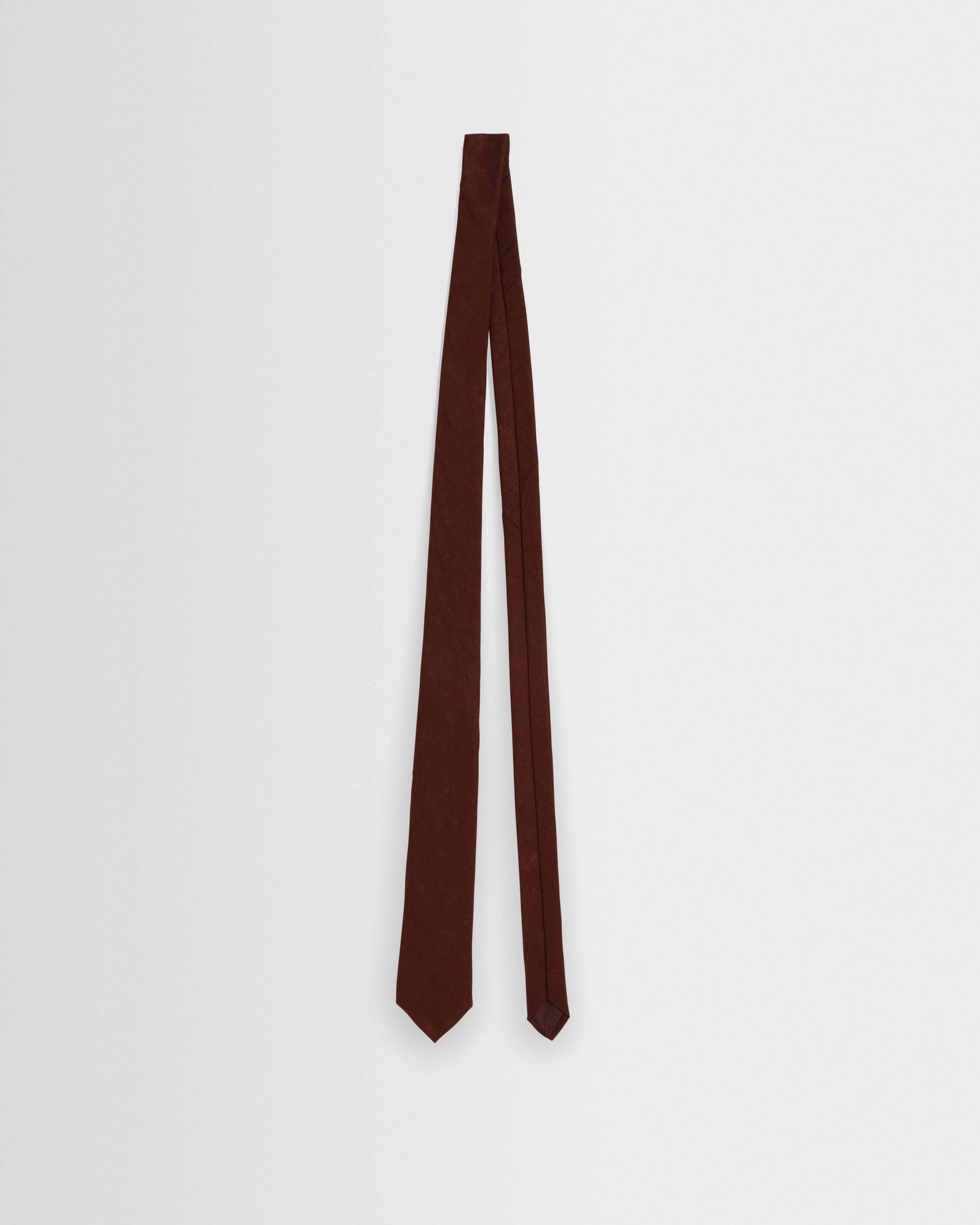 Pavillion - Merlot Linen Tie sold by Wax London product image thumbnail 2