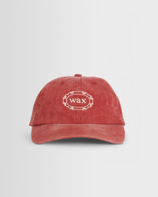 Spencer - Washed Rust Heavy Cotton Twill Sports Cap made by Wax London