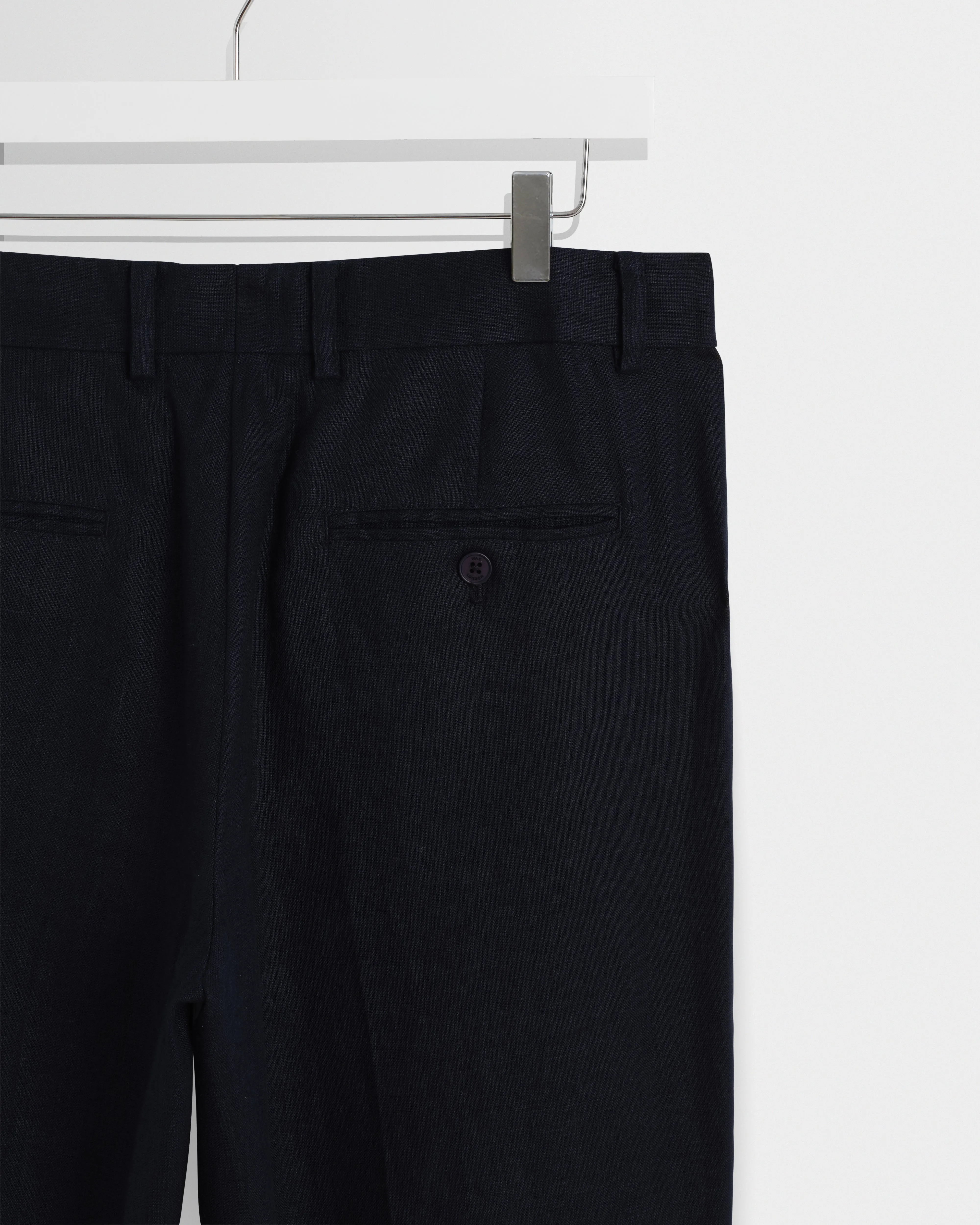 Alp - Navy Linen Trousers sold by Wax London product image thumbnail 4